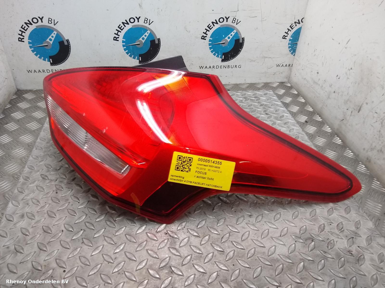 View Auto part R Taillight FORD FOCUS 2018