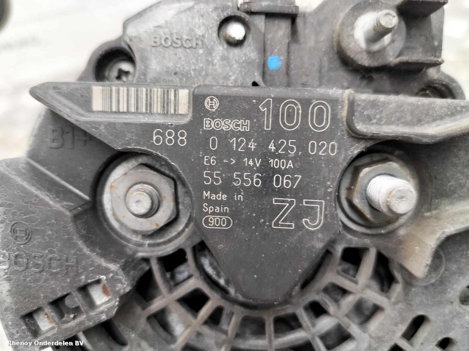 2006 OPEL / VAUXHALL MERIVA DYNAMO View Auto part DYNAMO OPEL / VAUXHALL MERIVA 2006