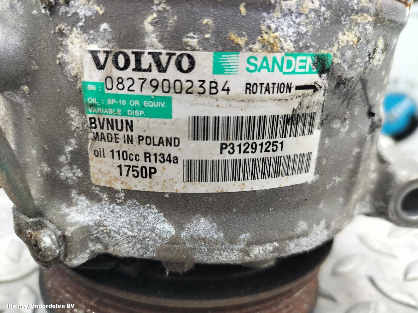 2013 VOLVO V40 AIRCO COMPRESSOR / AIRCOPOMP View Auto part AIRCO COMPRESSOR / AIRCOPOMP VOLVO V40 2013