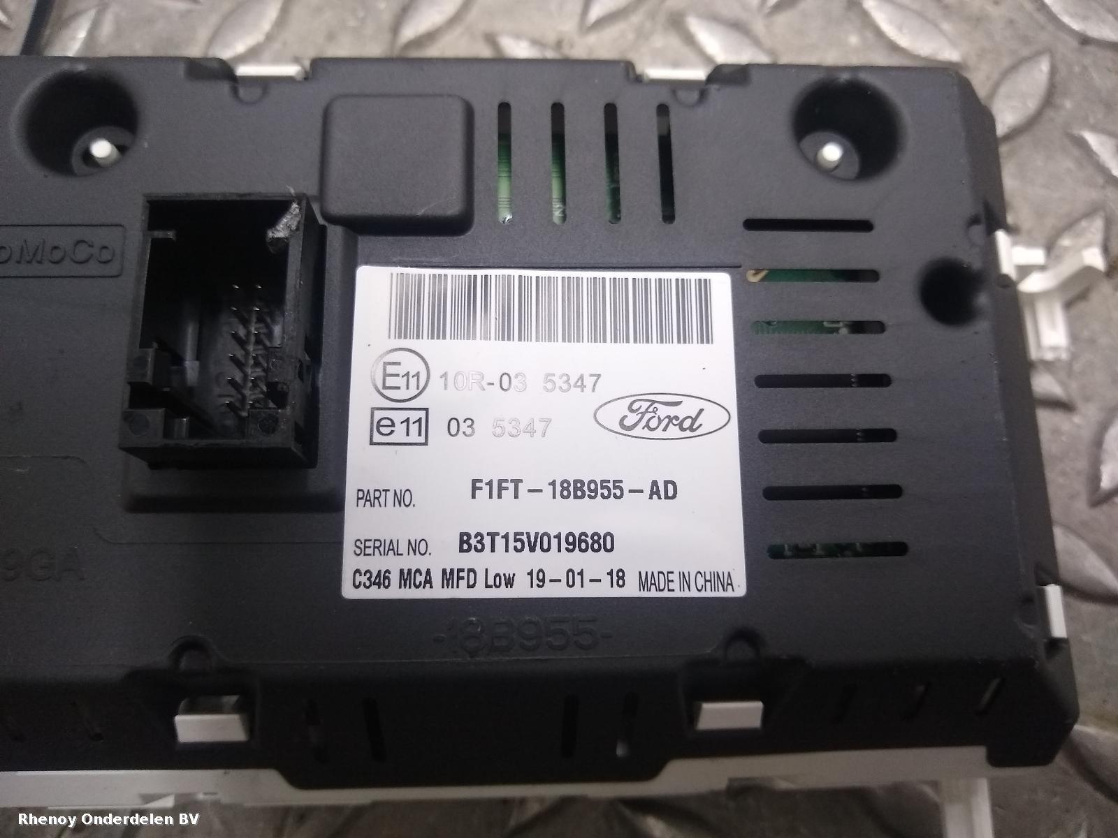 2018 FORD FOCUS C MAX INFORMATIE DISPLAY View Auto part INFORMATIE DISPLAY FORD FOCUS C MAX 2018