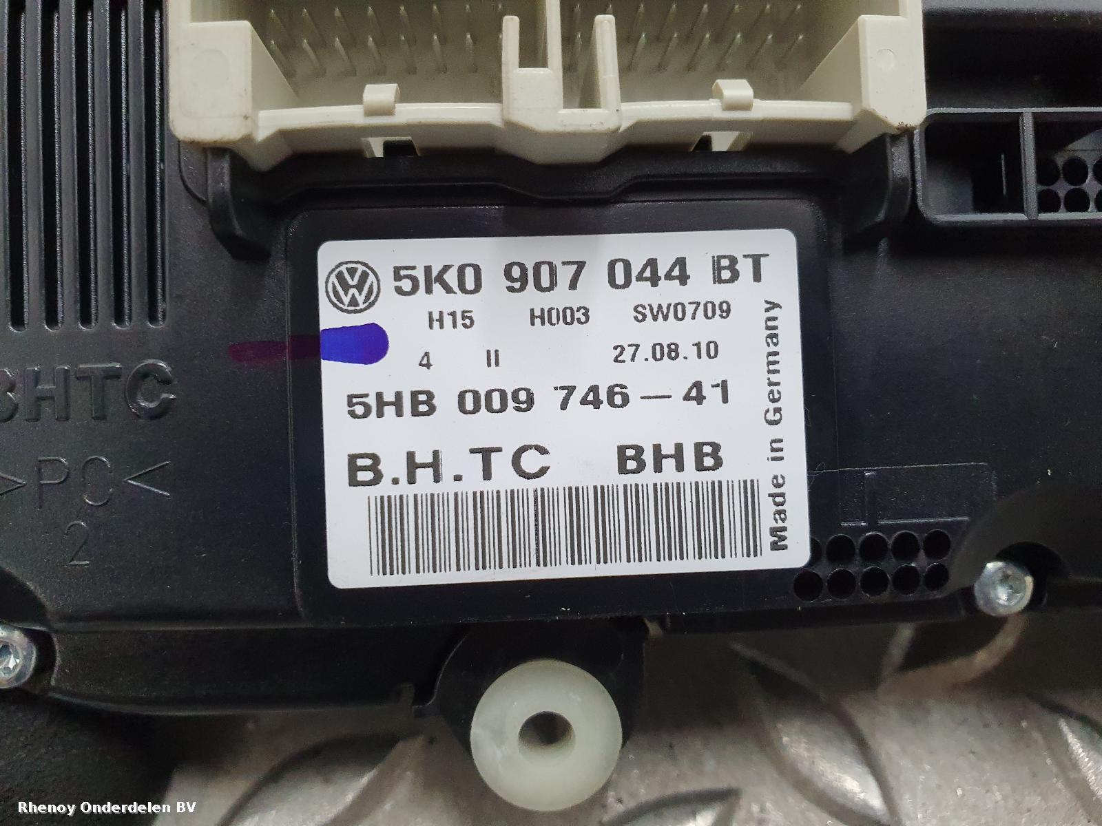 2010 VOLKSWAGEN GOLF KACHEL BEDIENINGSPANEEL View Auto part KACHEL BEDIENINGSPANEEL VOLKSWAGEN GOLF 2010
