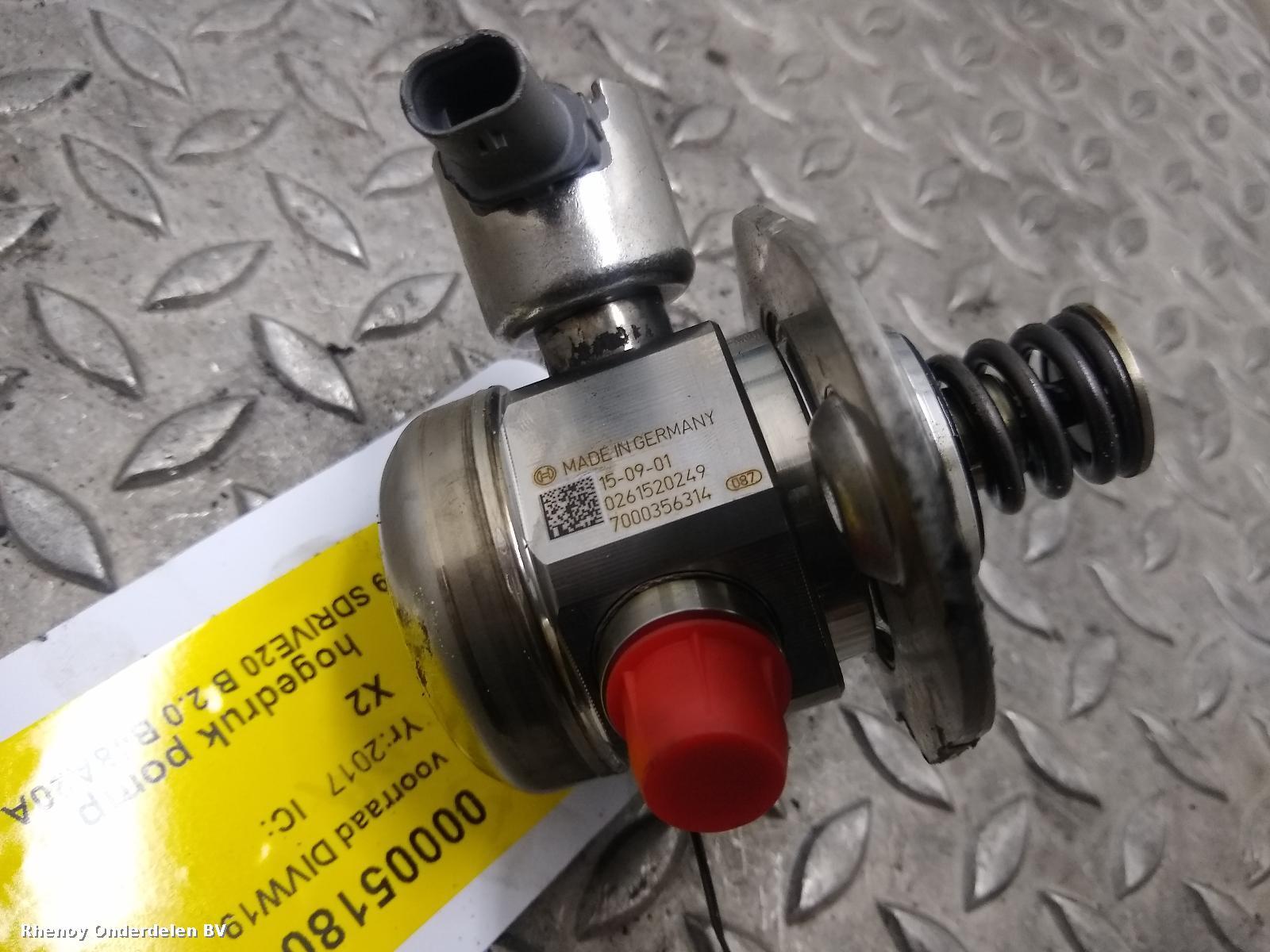 View Auto part BRANDSTOF POMP VOOR DE INJECTOR BMW X2 2017