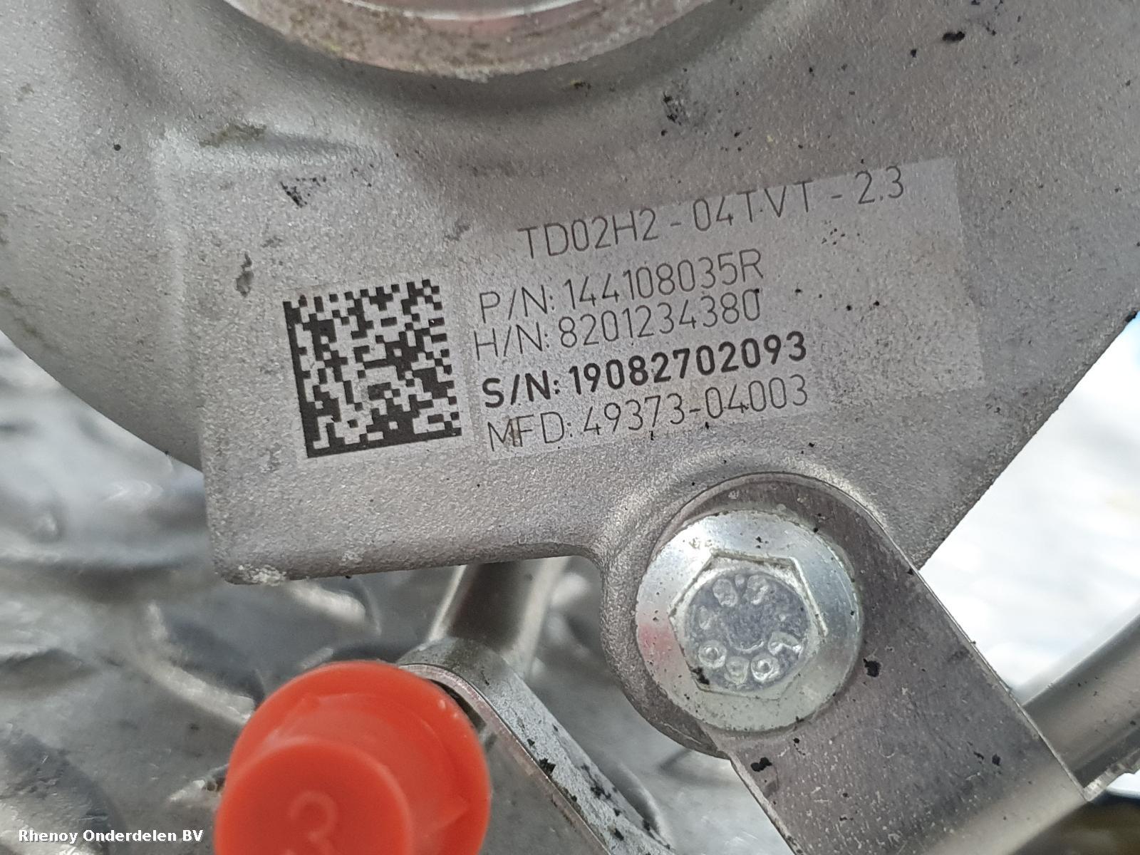 2019 DACIA SANDERO STEPWAY TURBO View Auto part TURBO DACIA SANDERO STEPWAY 2019