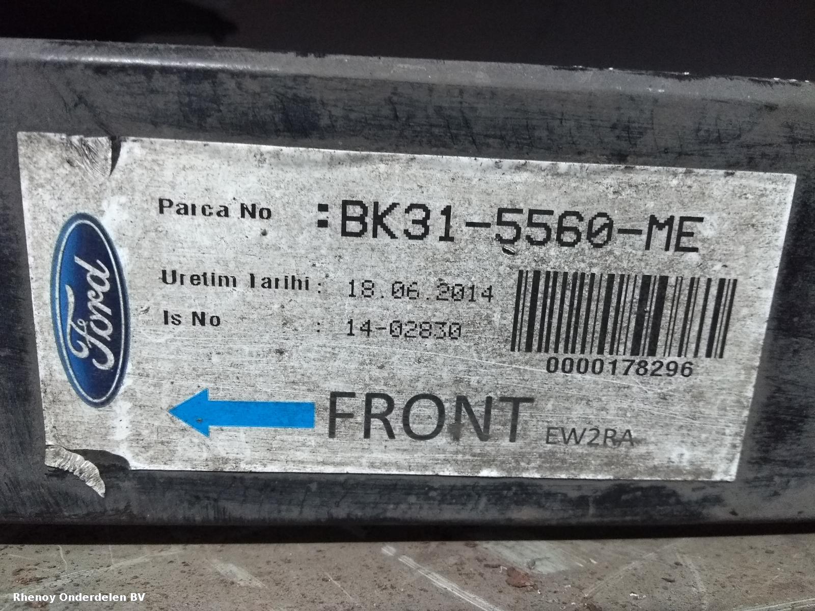 2014 FORD TRANSIT BLADVEER ACHTER View Auto part BLADVEER ACHTER FORD TRANSIT 2014
