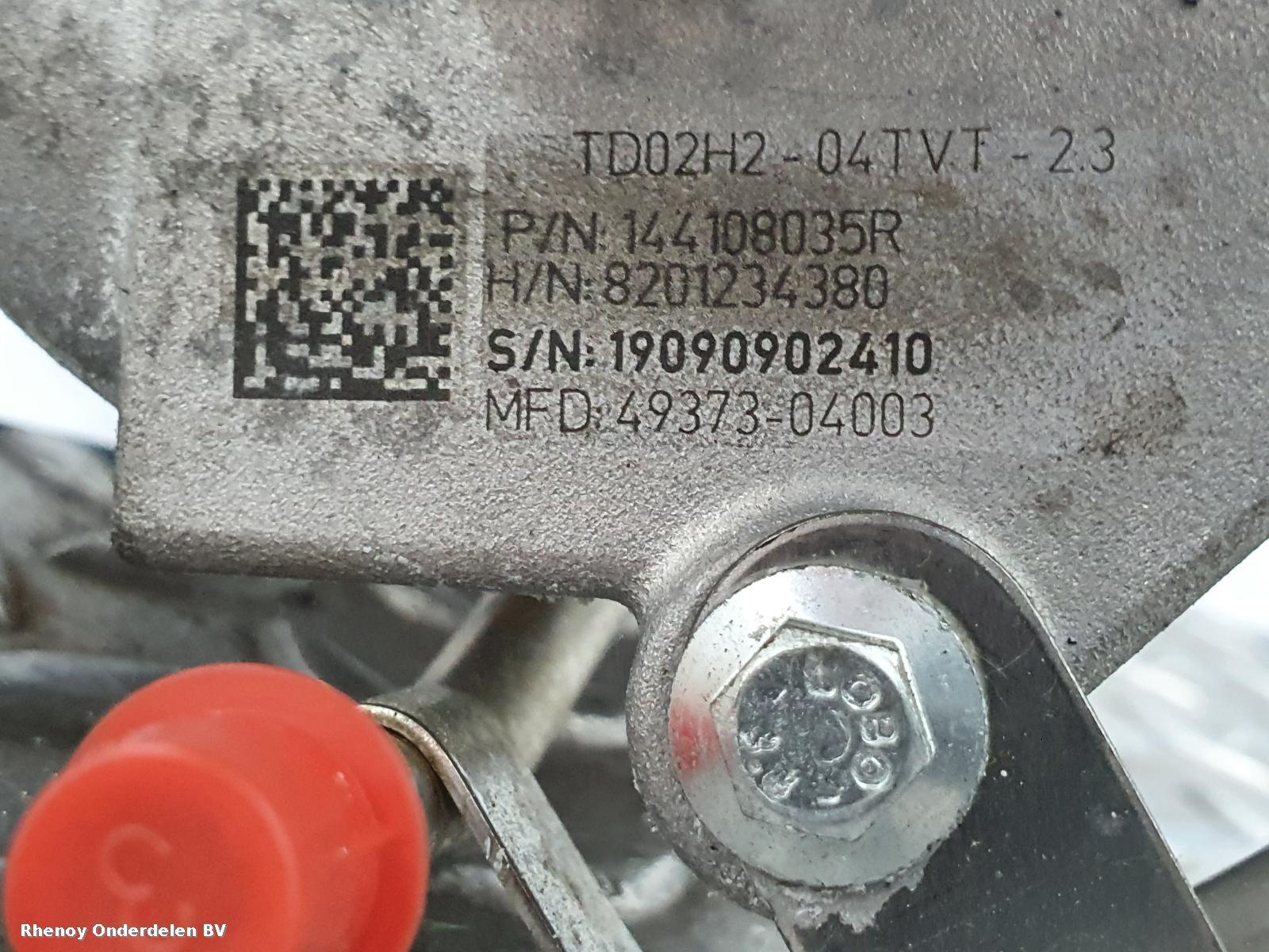 2019 DACIA SANDERO STEPWAY TURBO View Auto part TURBO DACIA SANDERO STEPWAY 2019