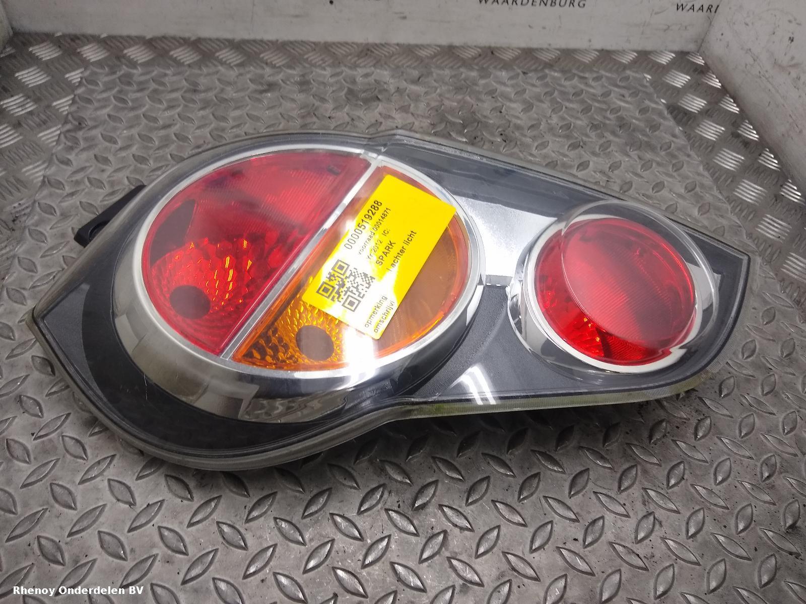 View Auto part L Taillight CHEVROLET SPARK 2012