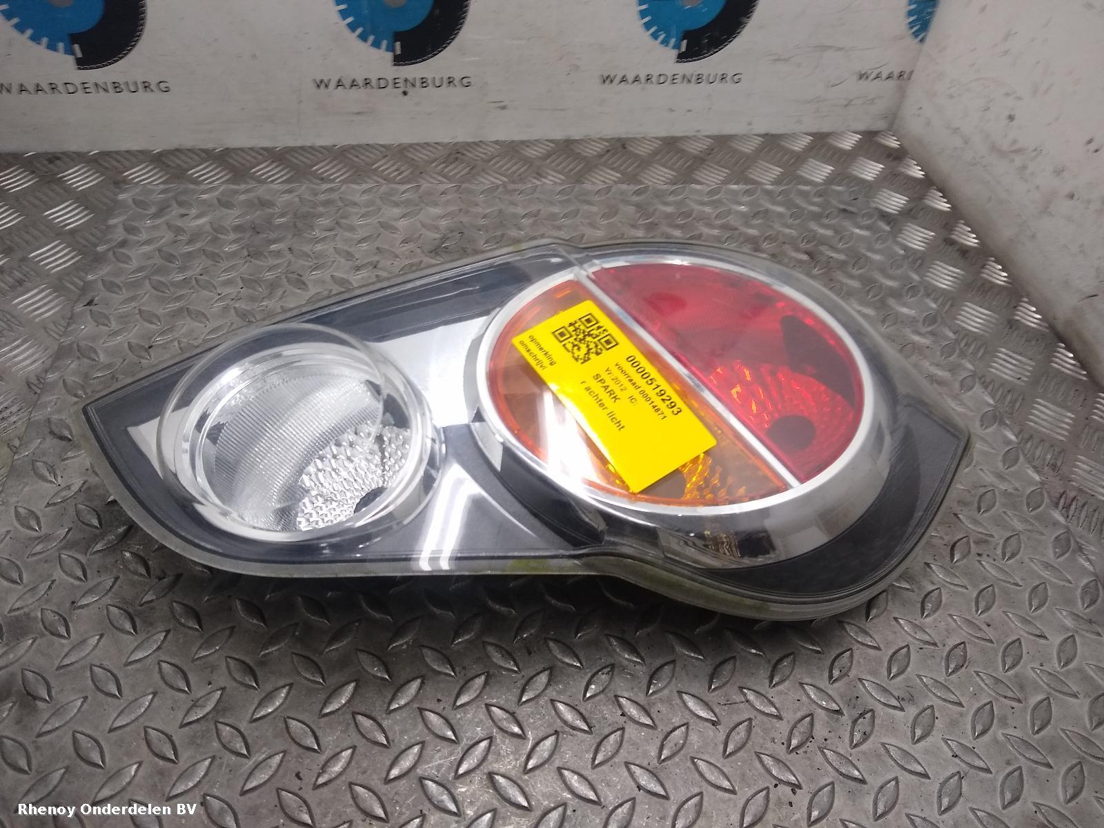 View Auto part R Taillight CHEVROLET SPARK 2012