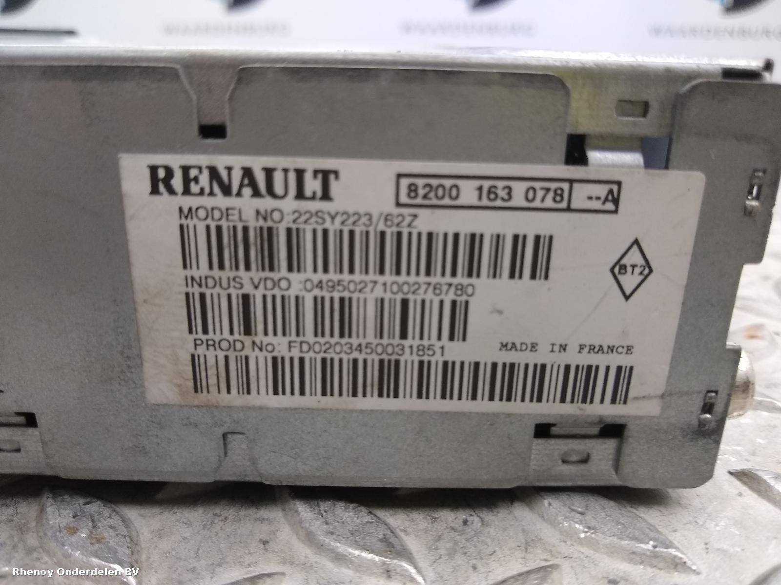 2004 RENAULT LAGUNA SAT_NAV_UNIT View Auto part SAT_NAV_UNIT RENAULT LAGUNA 2004