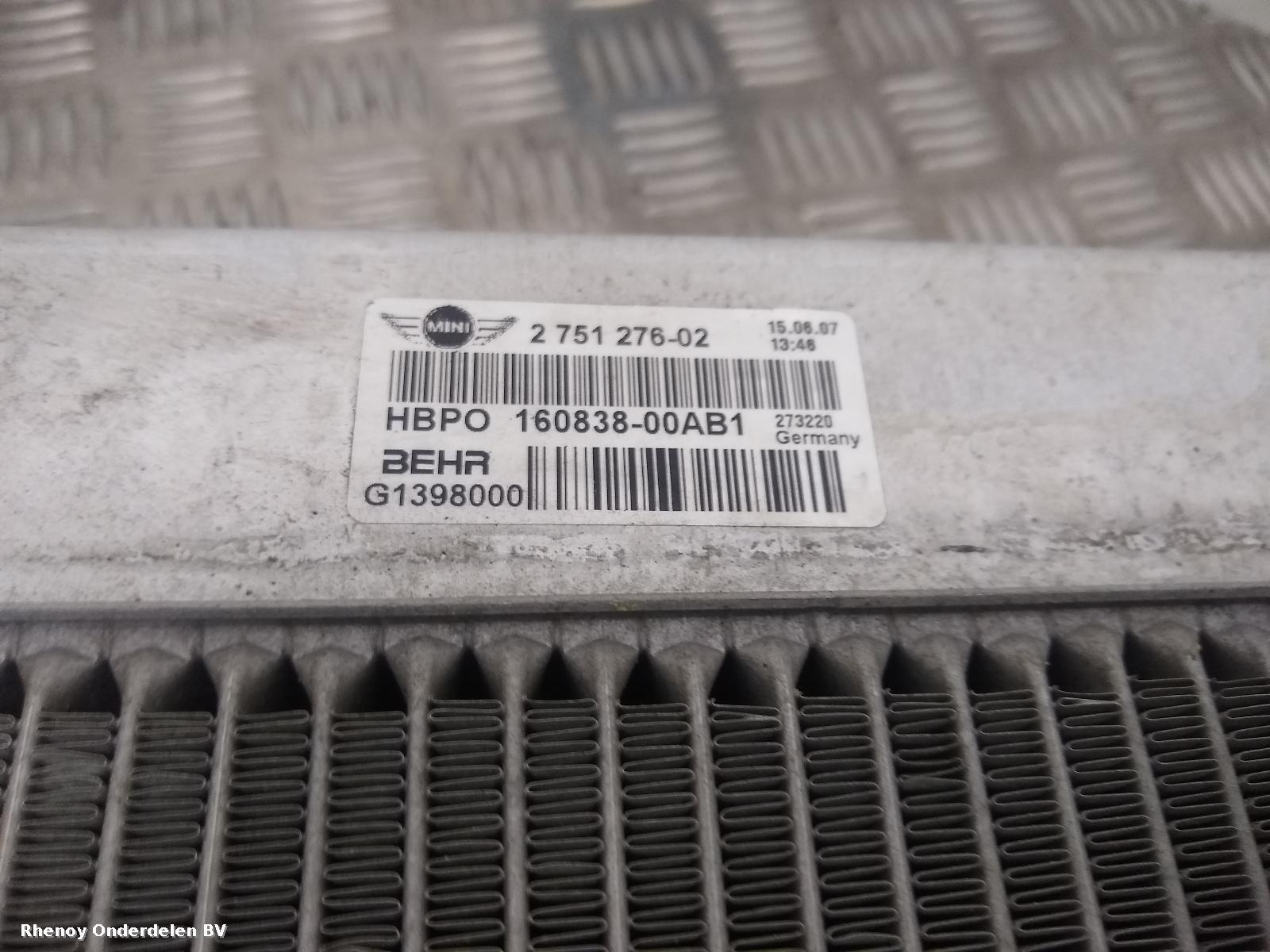View Auto part RADIATEUR MINI (BMW) MINI 2009