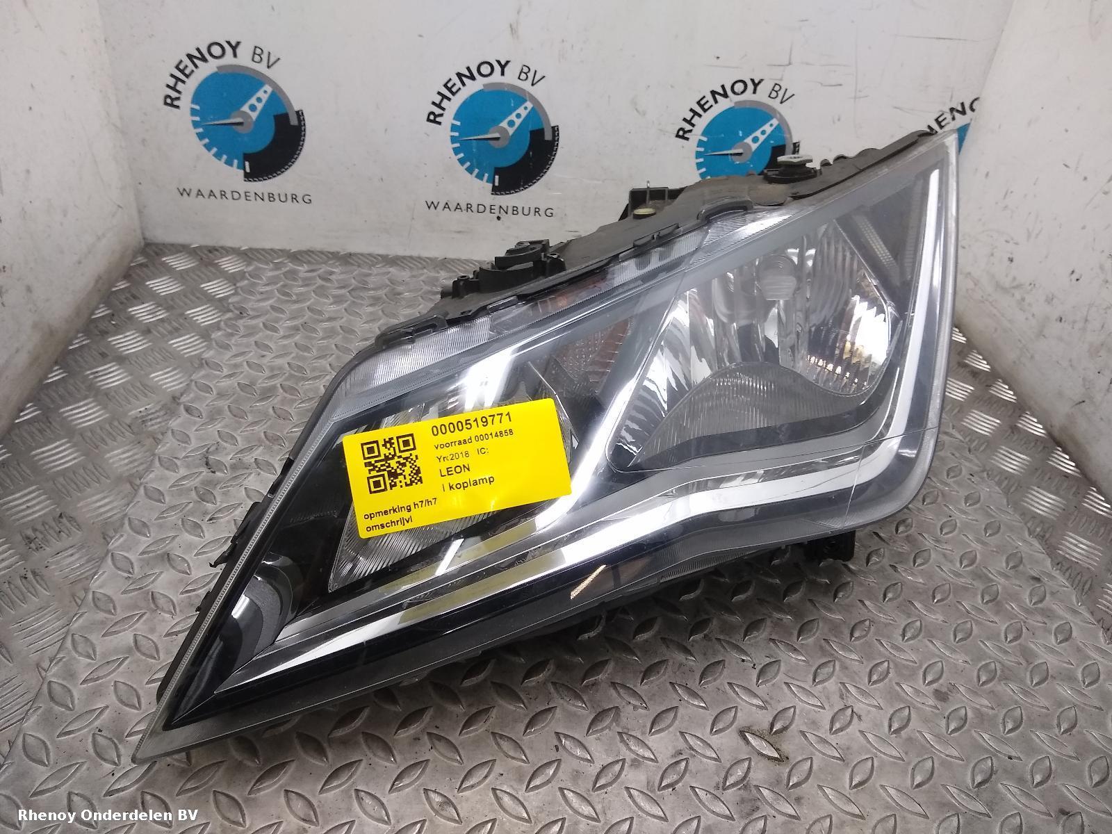 View Auto part L Headlamp SEAT LEON 2018