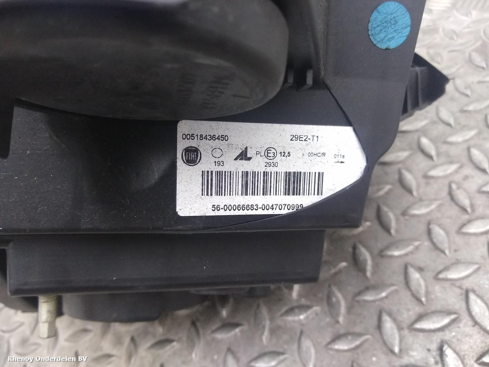 2012 FIAT PANDA KOPLAMP L View Auto part KOPLAMP L FIAT PANDA 2012
