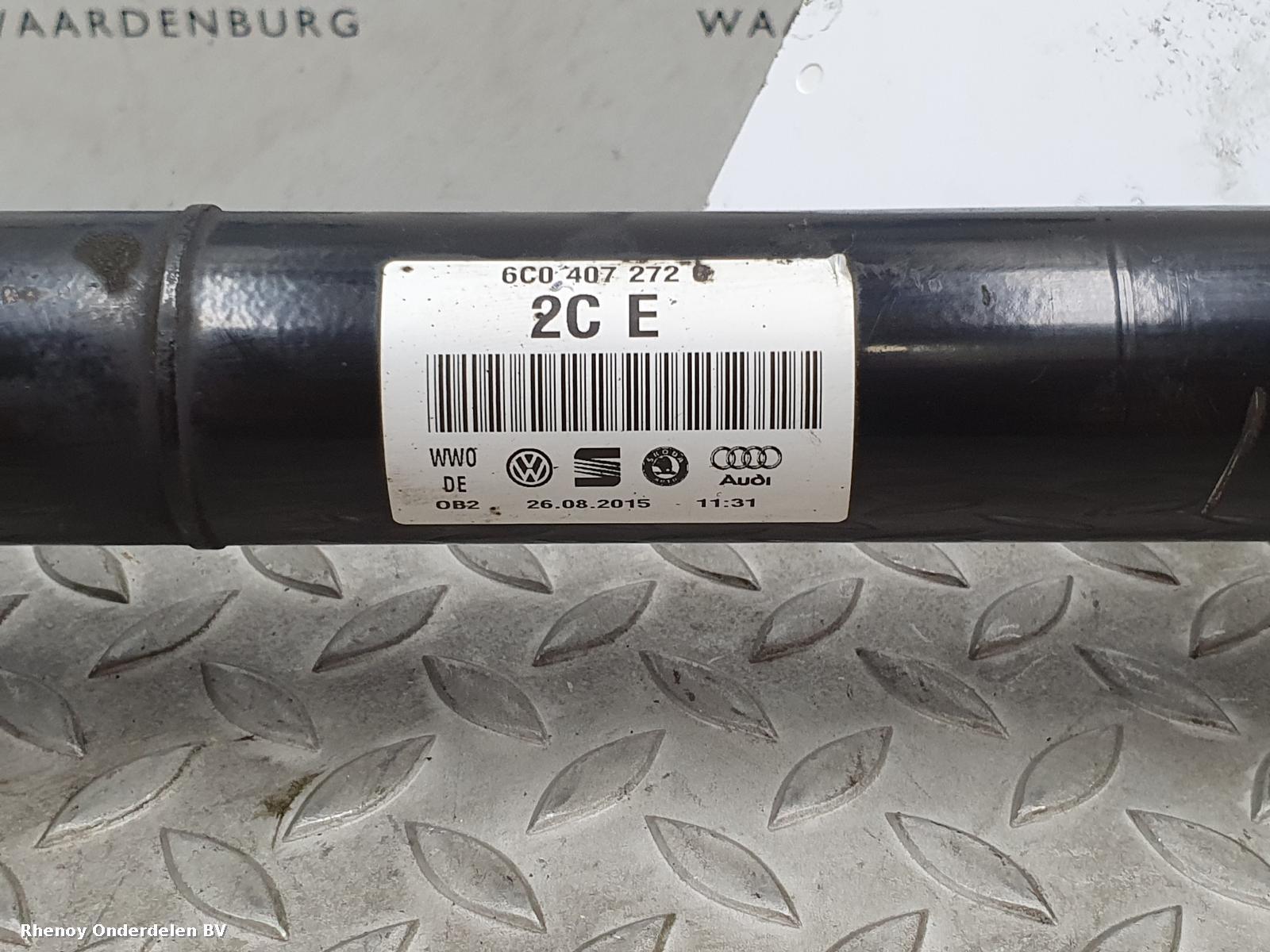 2015 VOLKSWAGEN POLO AANDRIJFAS R View Auto part AANDRIJFAS R VOLKSWAGEN POLO 2015