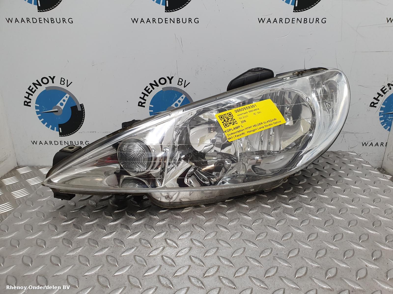 Bekijk Auto-onderdeel KOPLAMP L PEUGEOT 206 2005