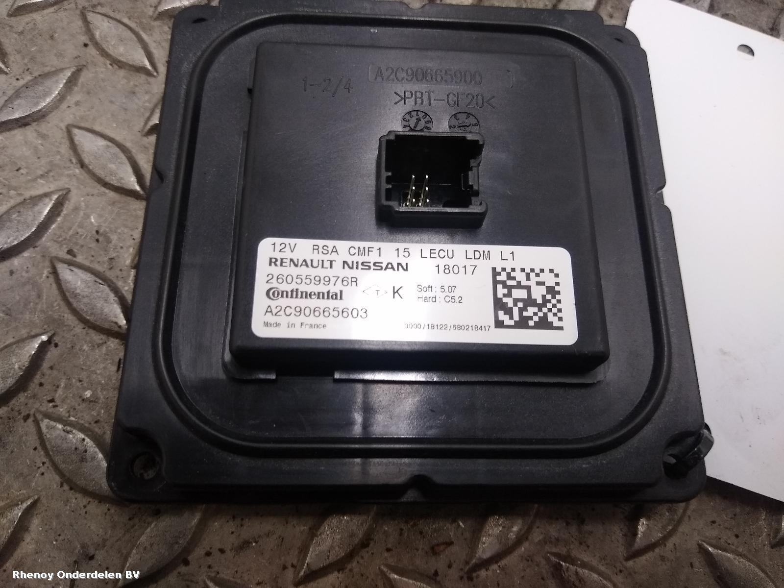 2018 RENAULT MEGANE Headlamp Ballast View Auto part Headlamp Ballast RENAULT MEGANE 2018