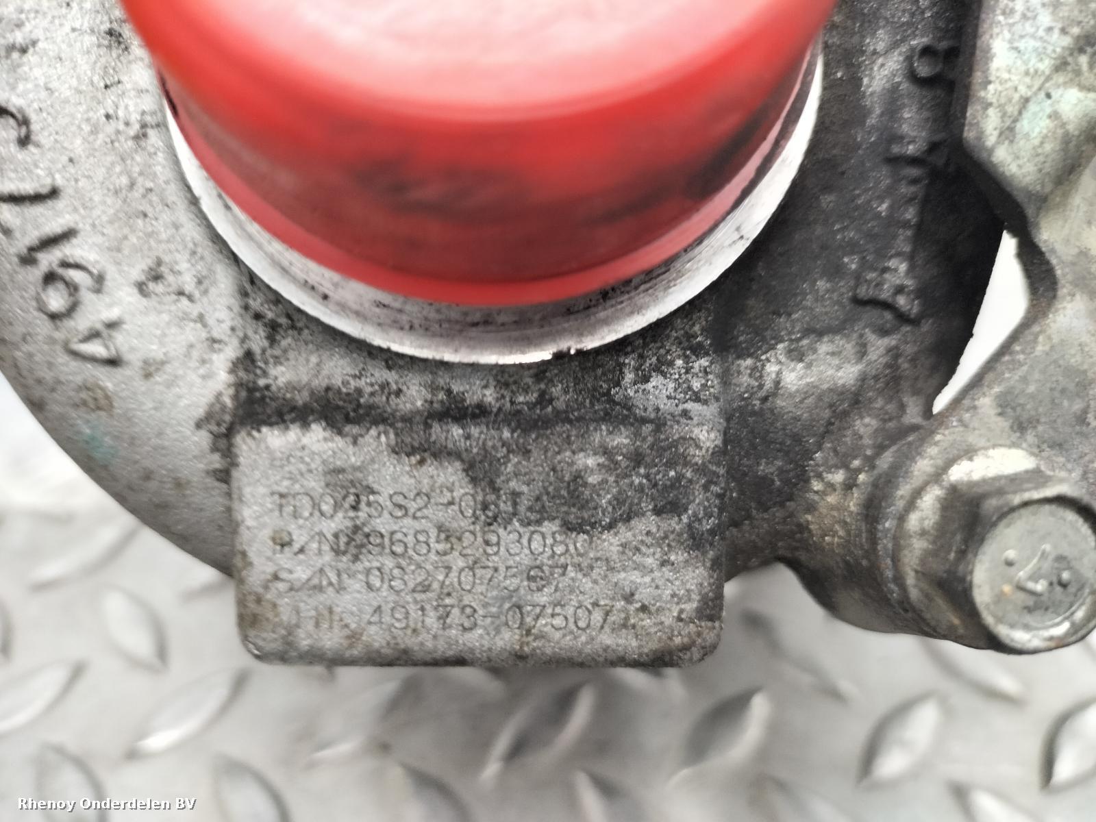 2009 PEUGEOT PARTNER TURBO View Auto part TURBO PEUGEOT PARTNER 2009