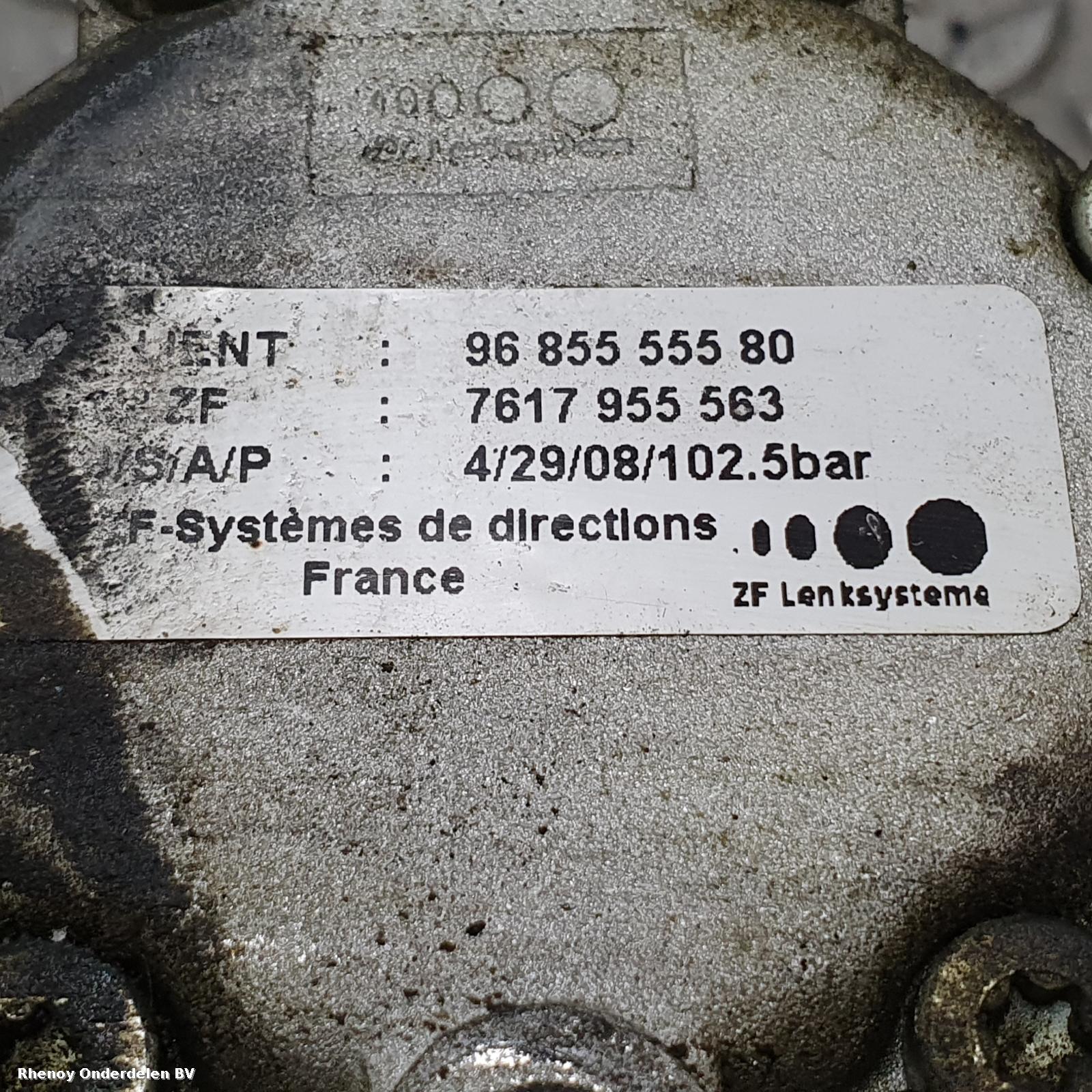 2009 PEUGEOT PARTNER STUURPOMP View Auto part STUURPOMP PEUGEOT PARTNER 2009
