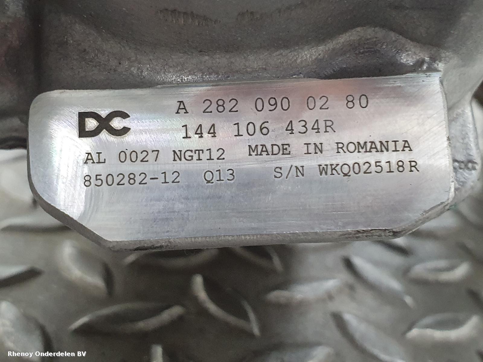 2019 RENAULT SCENIC TURBO View Auto part TURBO RENAULT SCENIC 2019