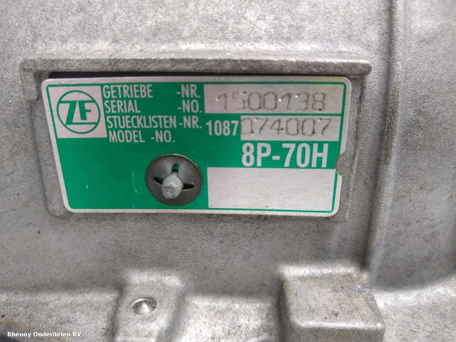 2014 LAND ROVER RANGE ROVER TRANSMISSIE / VERSNELLINGSBAK View Auto part TRANSMISSIE / VERSNELLINGSBAK LAND ROVER RANGE ROVER 2014