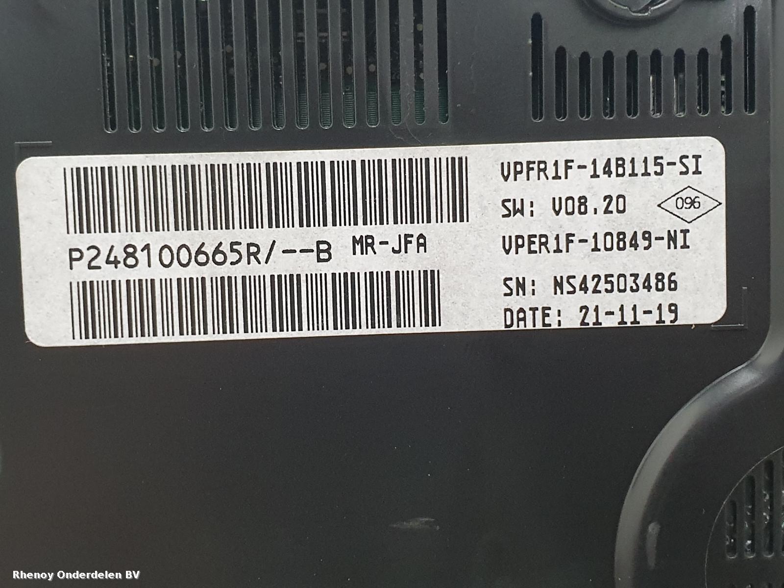2019 RENAULT SCENIC COMPUTER ECU View Auto part COMPUTER ECU RENAULT SCENIC 2019