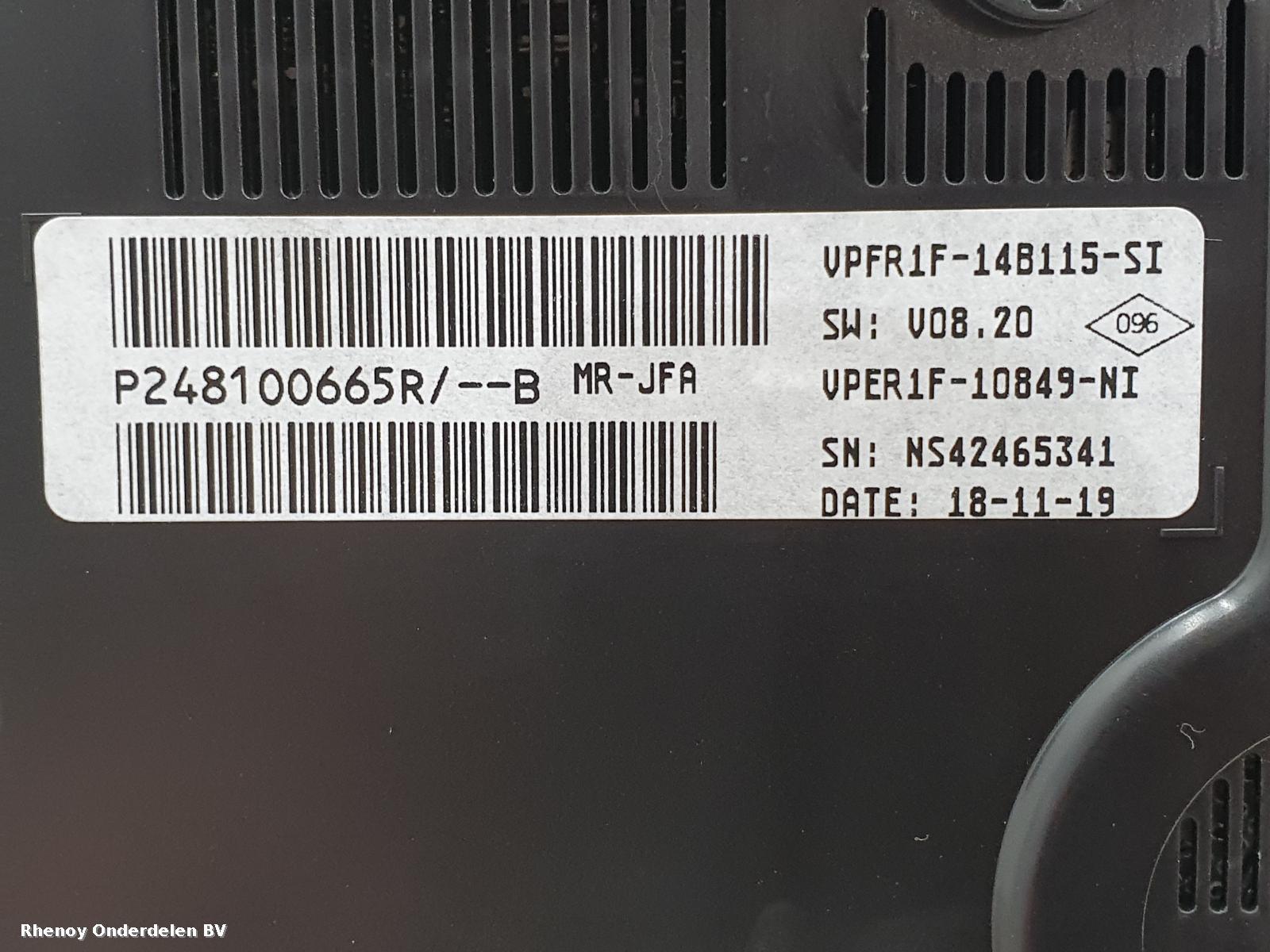 2019 RENAULT SCENIC COMPUTER ECU View Auto part COMPUTER ECU RENAULT SCENIC 2019