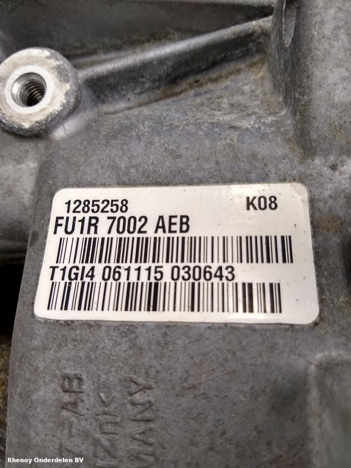 View Auto part TRANSMISSIE / VERSNELLINGSBAK VOLVO V40 2015