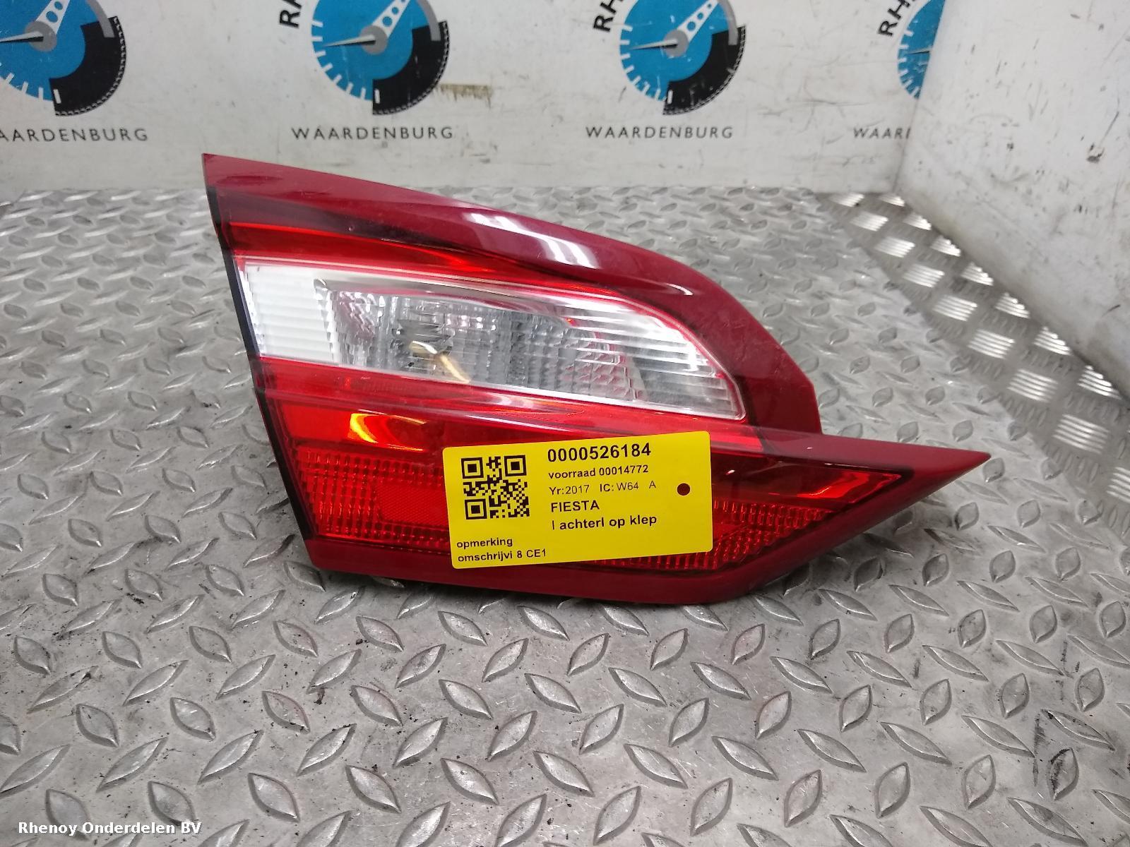 View Auto part L Taillight FORD FIESTA 2017
