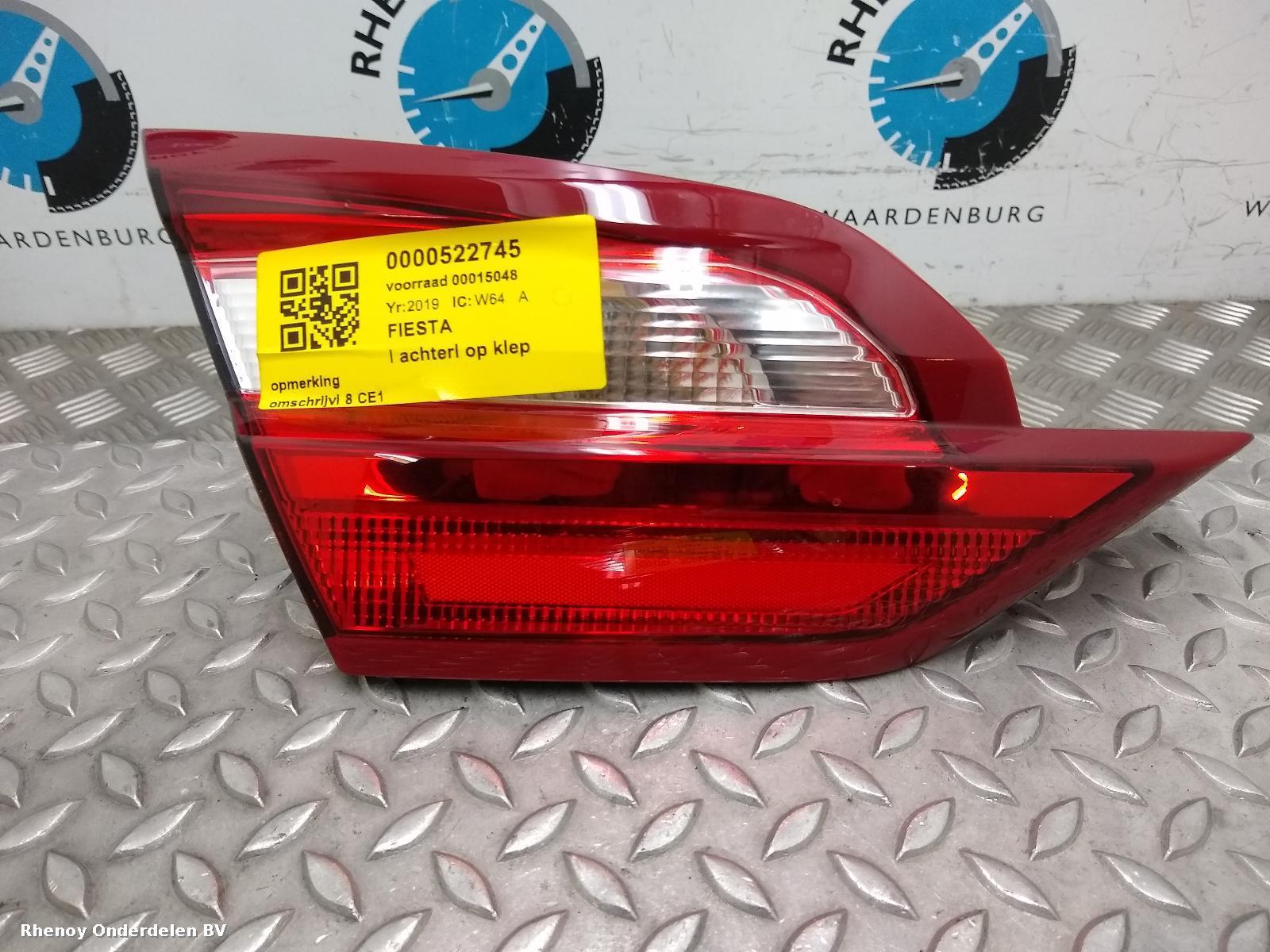 View Auto part L Taillight FORD FIESTA 2019