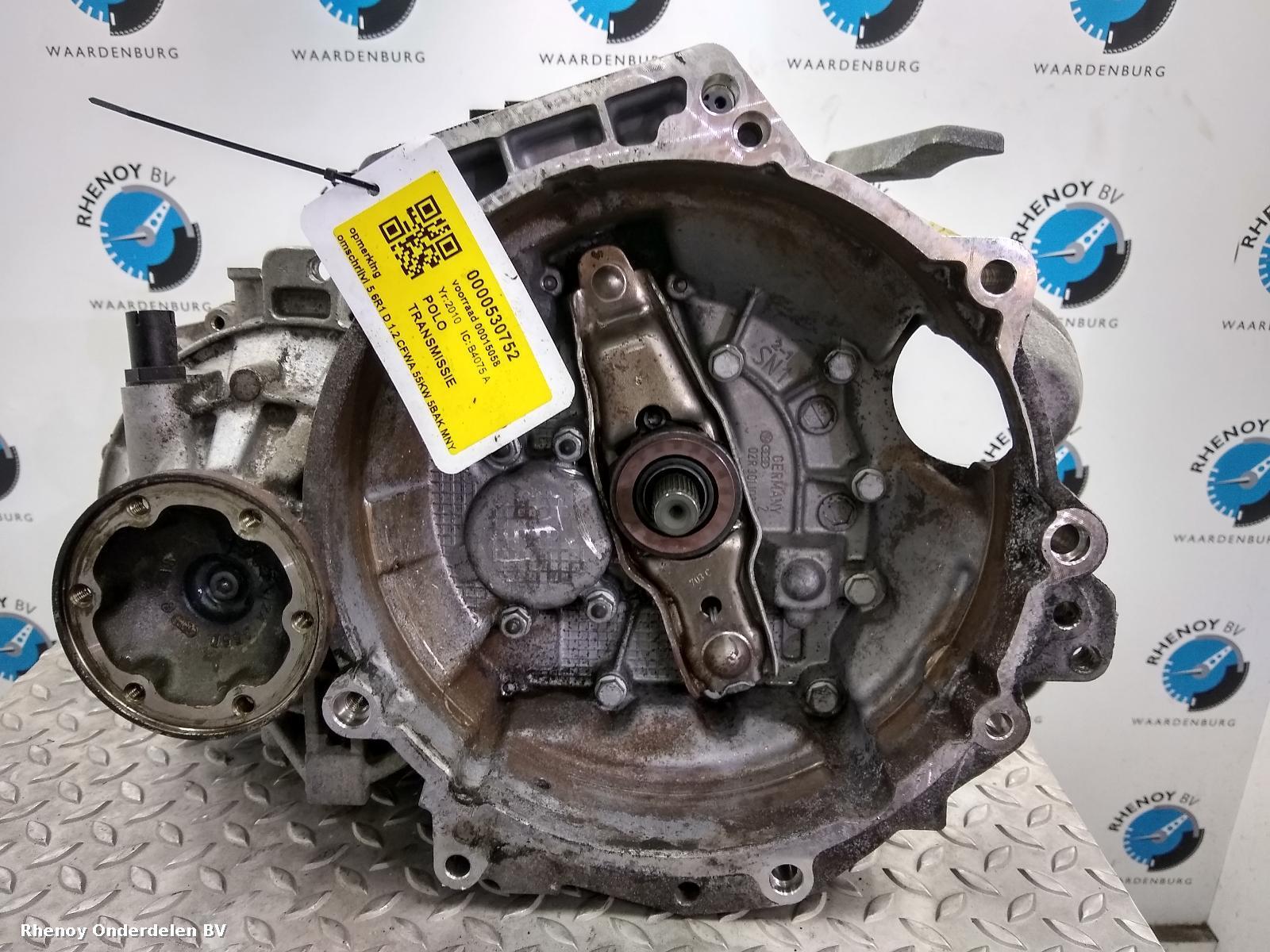 Bekijk Auto-onderdeel TRANSMISSIE / VERSNELLINGSBAK VOLKSWAGEN POLO 2010
