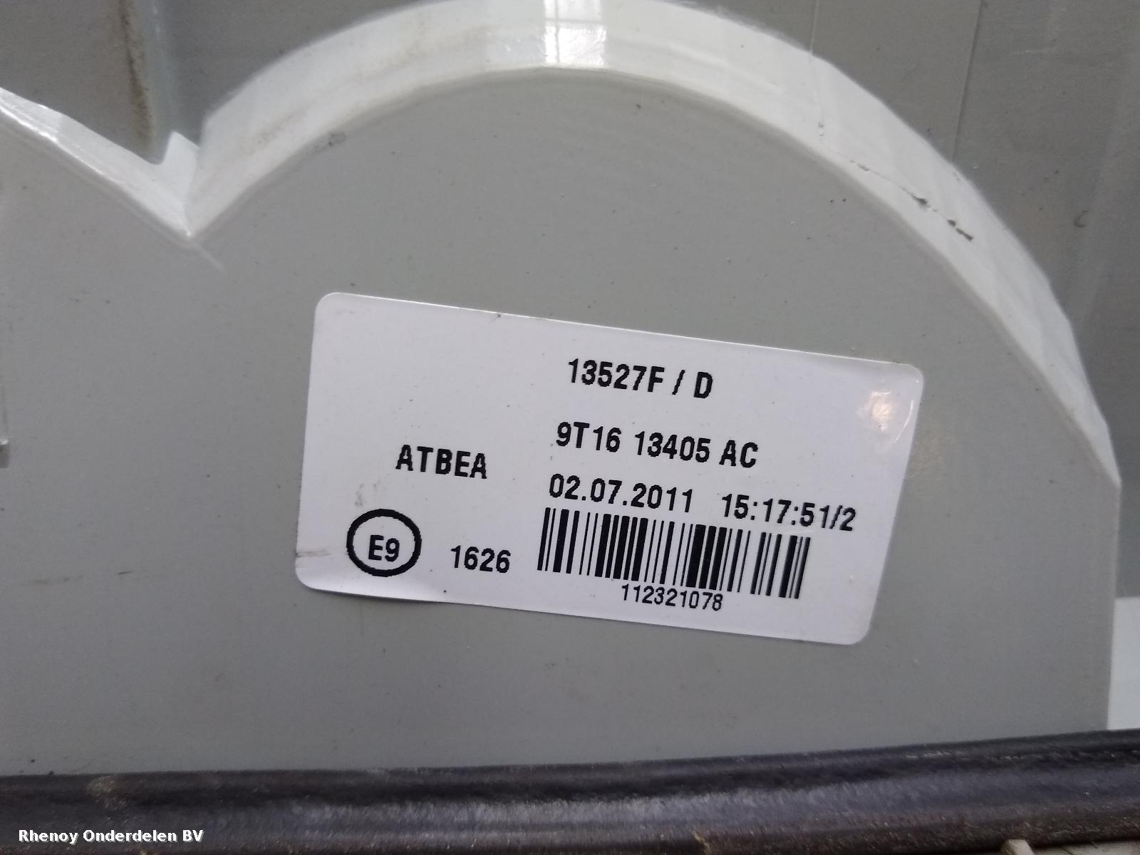 2012 FORD TRANSIT CONNECT ACHTERLICHT L View Auto part ACHTERLICHT L FORD TRANSIT CONNECT 2012