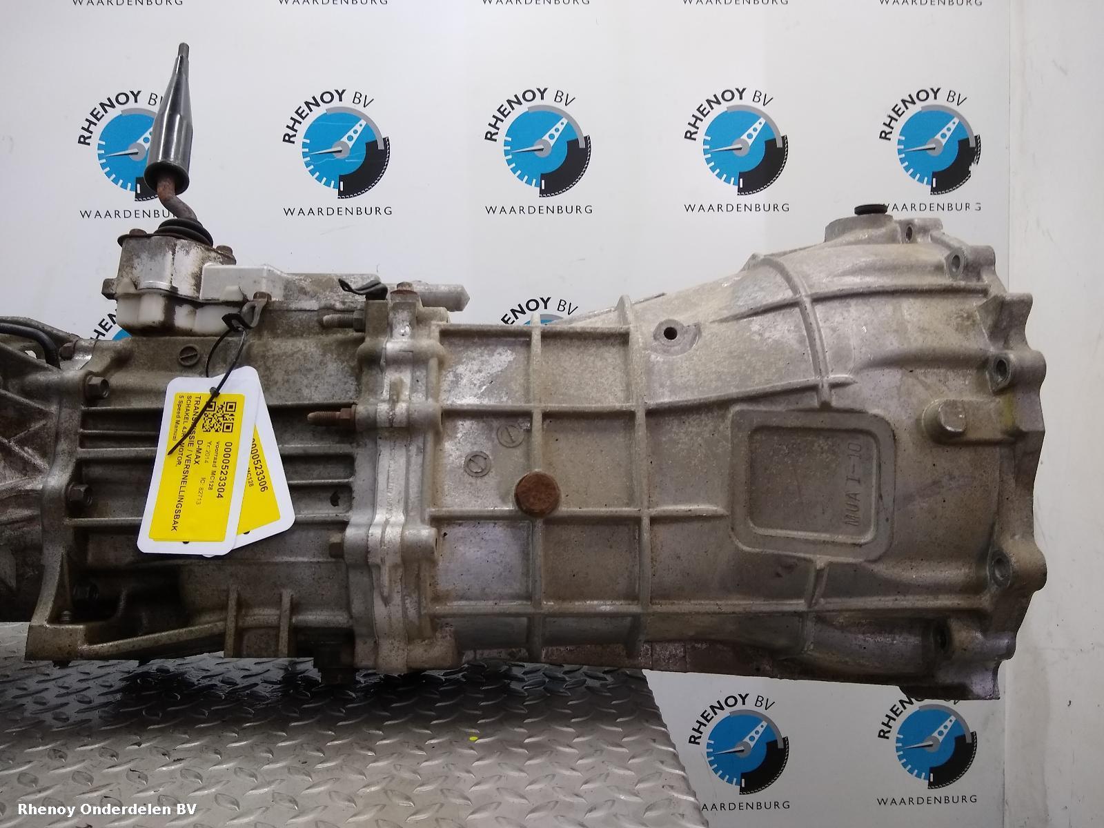 2014 ISUZU D-MAX TRANSMISSIE / VERSNELLINGSBAK View Auto part TRANSMISSIE / VERSNELLINGSBAK ISUZU D-MAX 2014