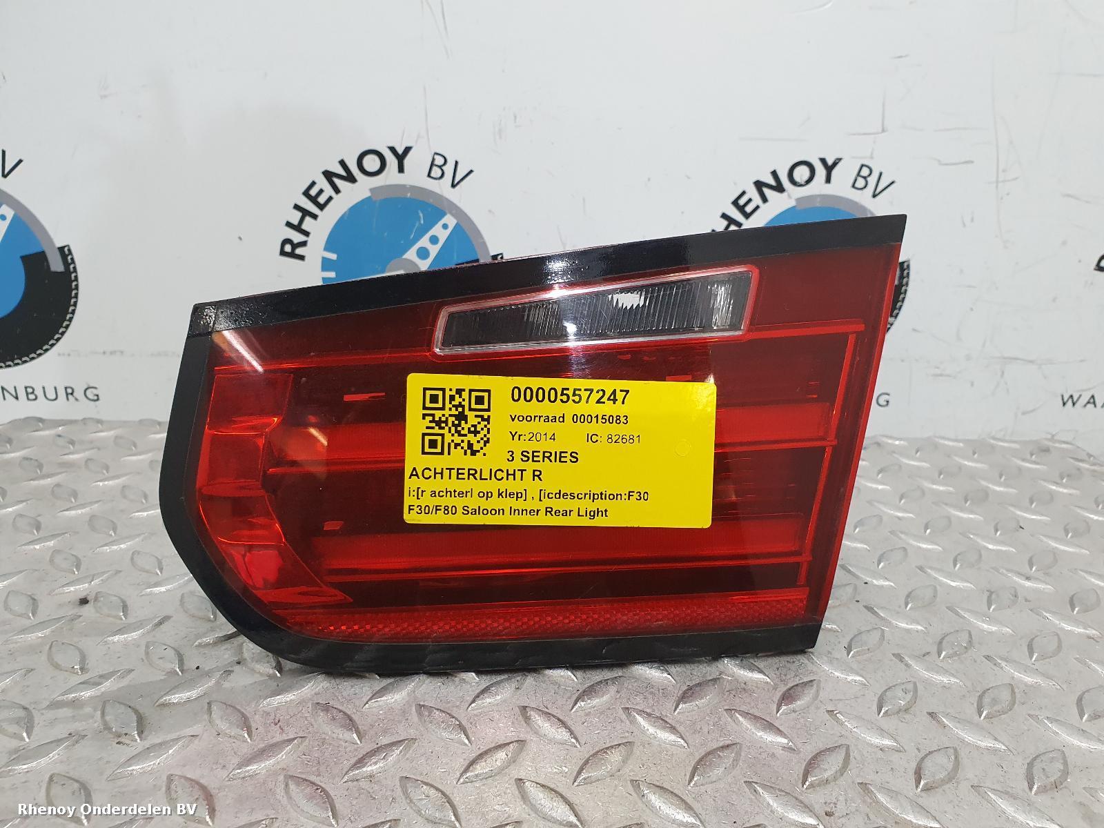 Bekijk Auto-onderdeel ACHTERLICHT R BMW 3 SERIES 2014