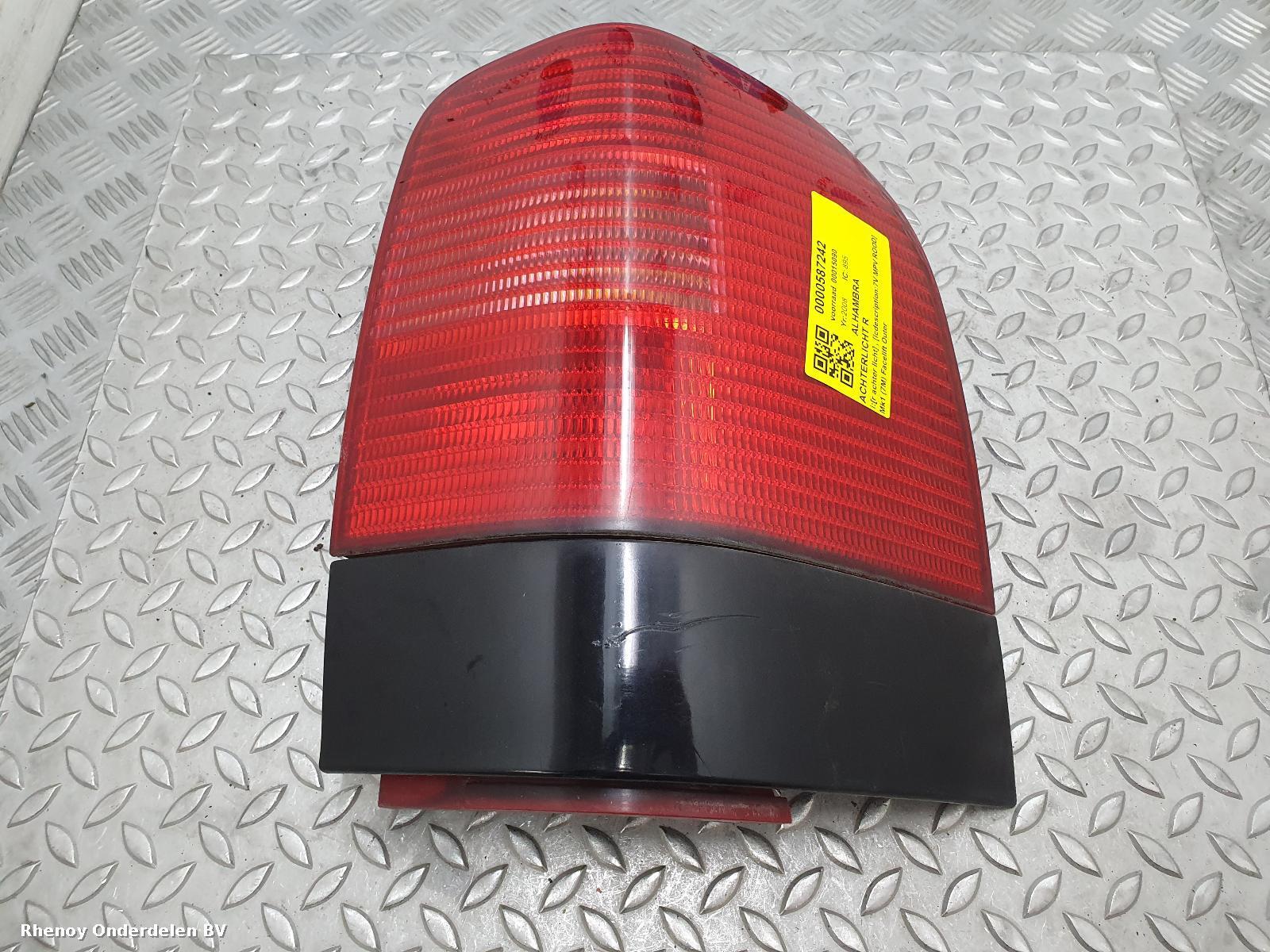 View Auto part R Taillight SEAT ALHAMBRA 2008