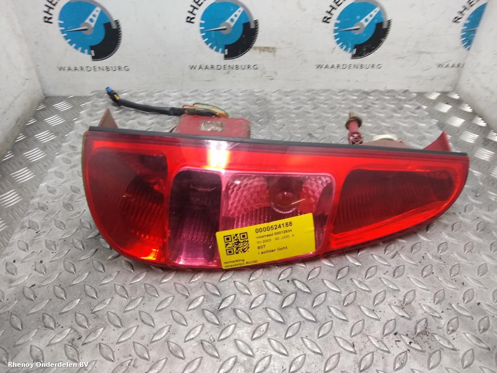 View Auto part L Taillight PEUGEOT 807 2005