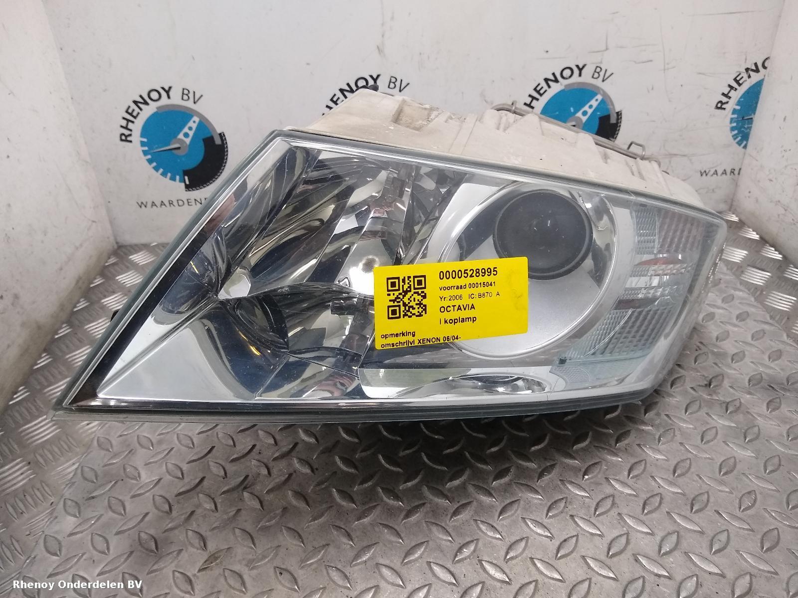 View Auto part L Headlamp SKODA OCTAVIA 2006