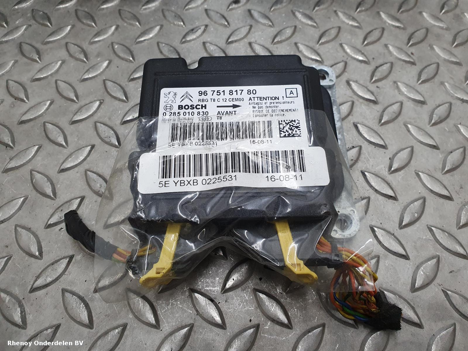 2011 PEUGEOT 5008 AIRBAG SET View Auto part AIRBAG SET PEUGEOT 5008 2011