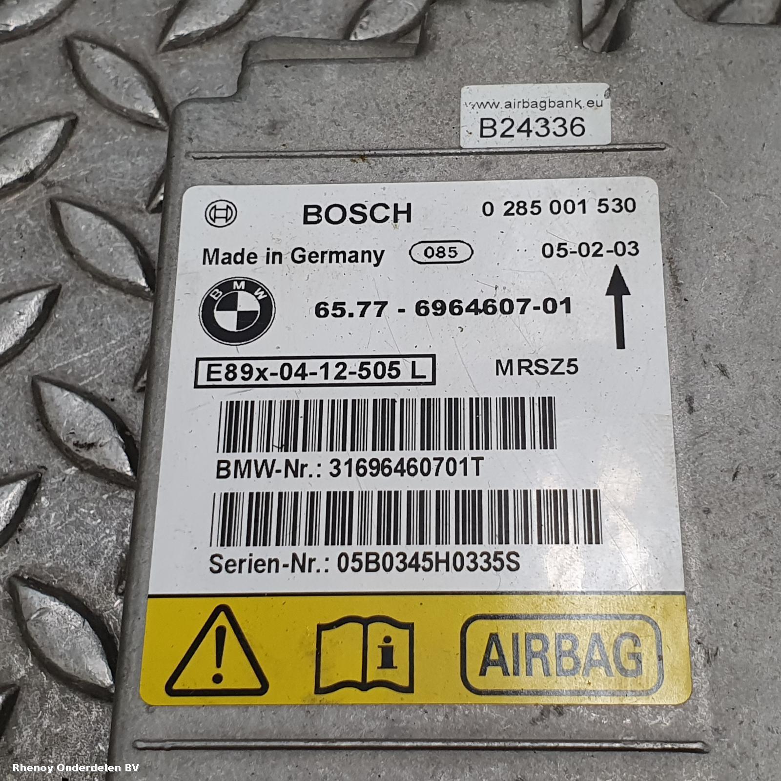 View Auto part AIRBAG SET BMW 3 SERIES 2005