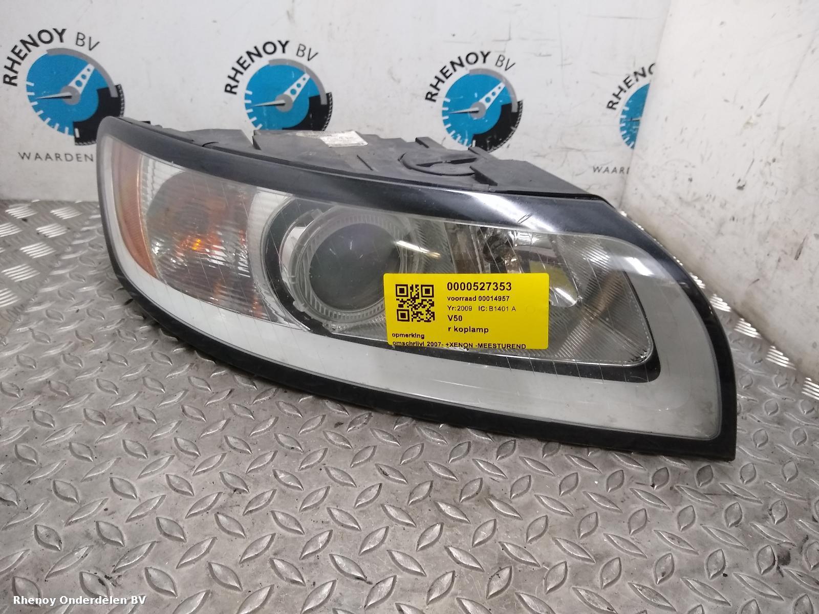 Bekijk Auto-onderdeel KOPLAMP R VOLVO V50 2009