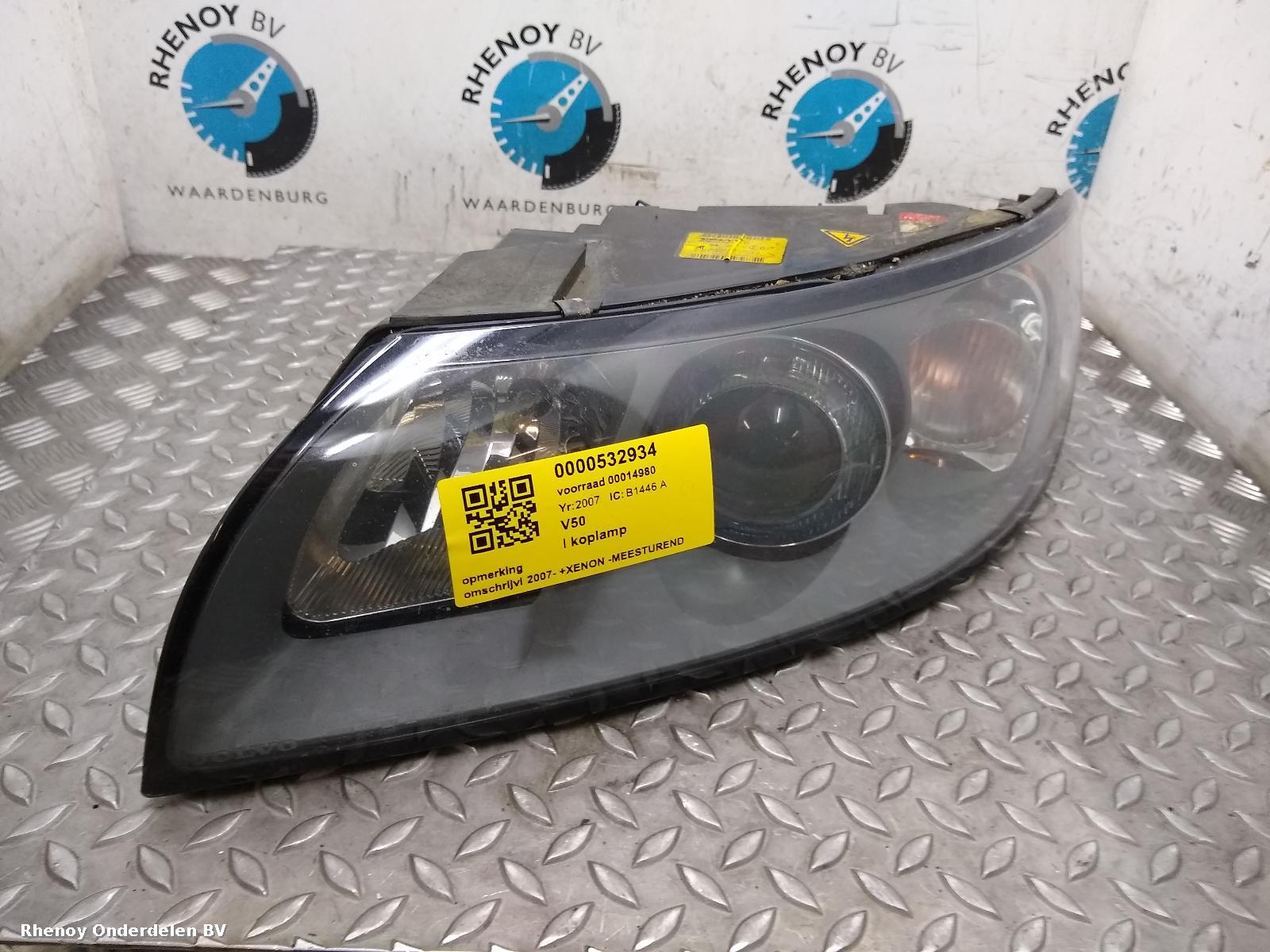 Bekijk Auto-onderdeel KOPLAMP L VOLVO V50 2007
