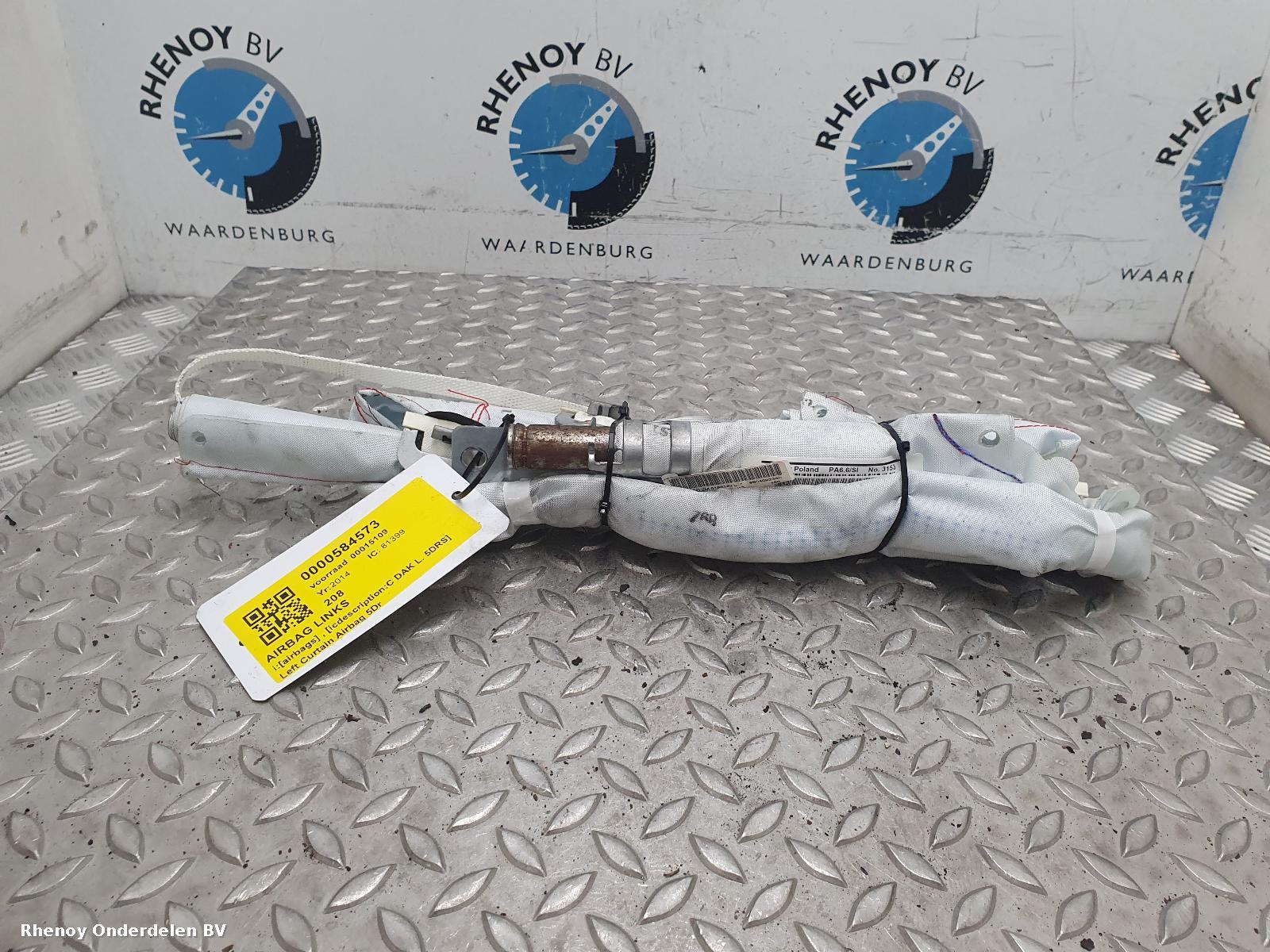 Bekijk Auto-onderdeel AIRBAG LINKS PEUGEOT 208 2014