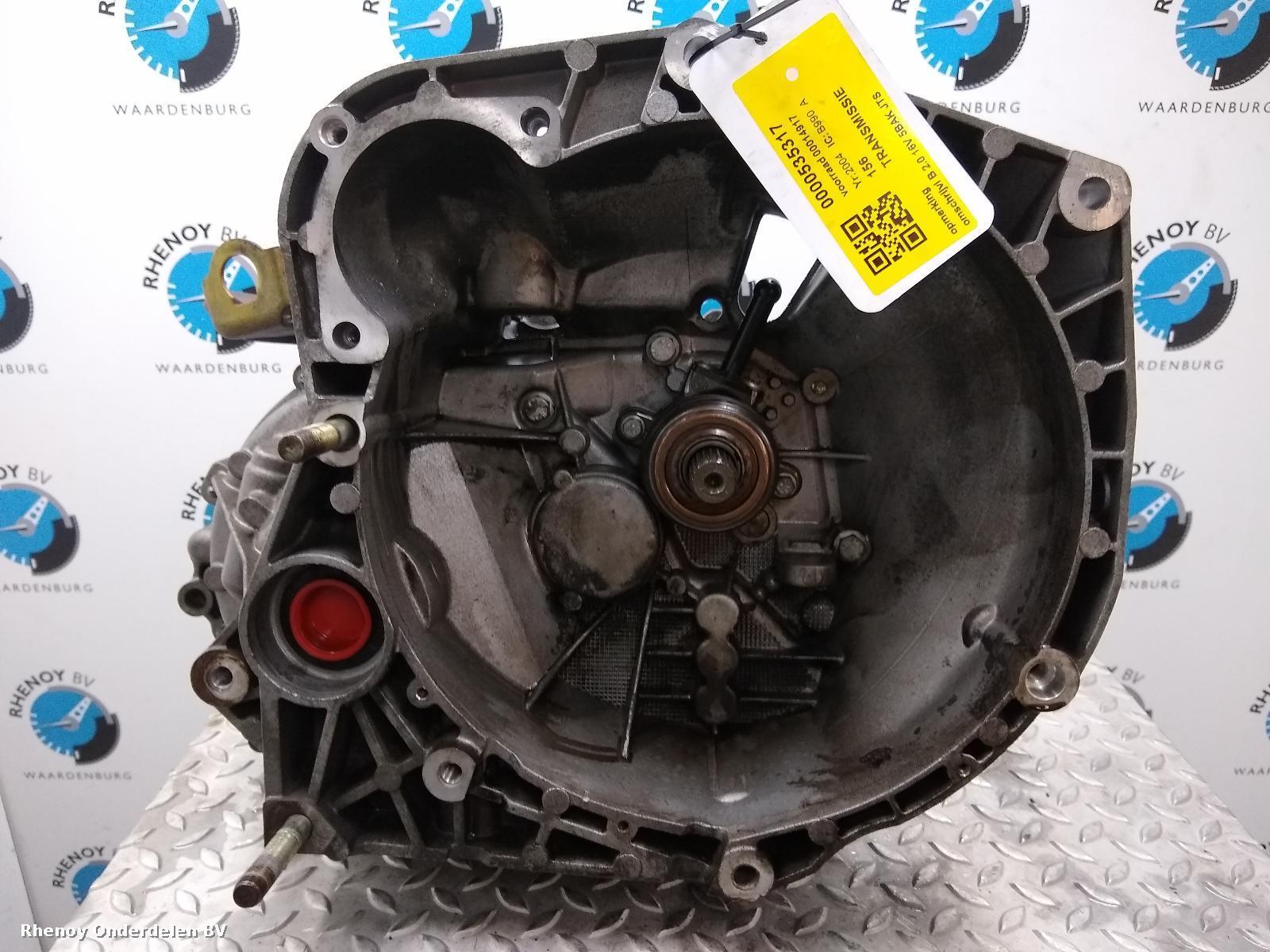 Bekijk Auto-onderdeel TRANSMISSIE / VERSNELLINGSBAK ALFA ROMEO 156 2004