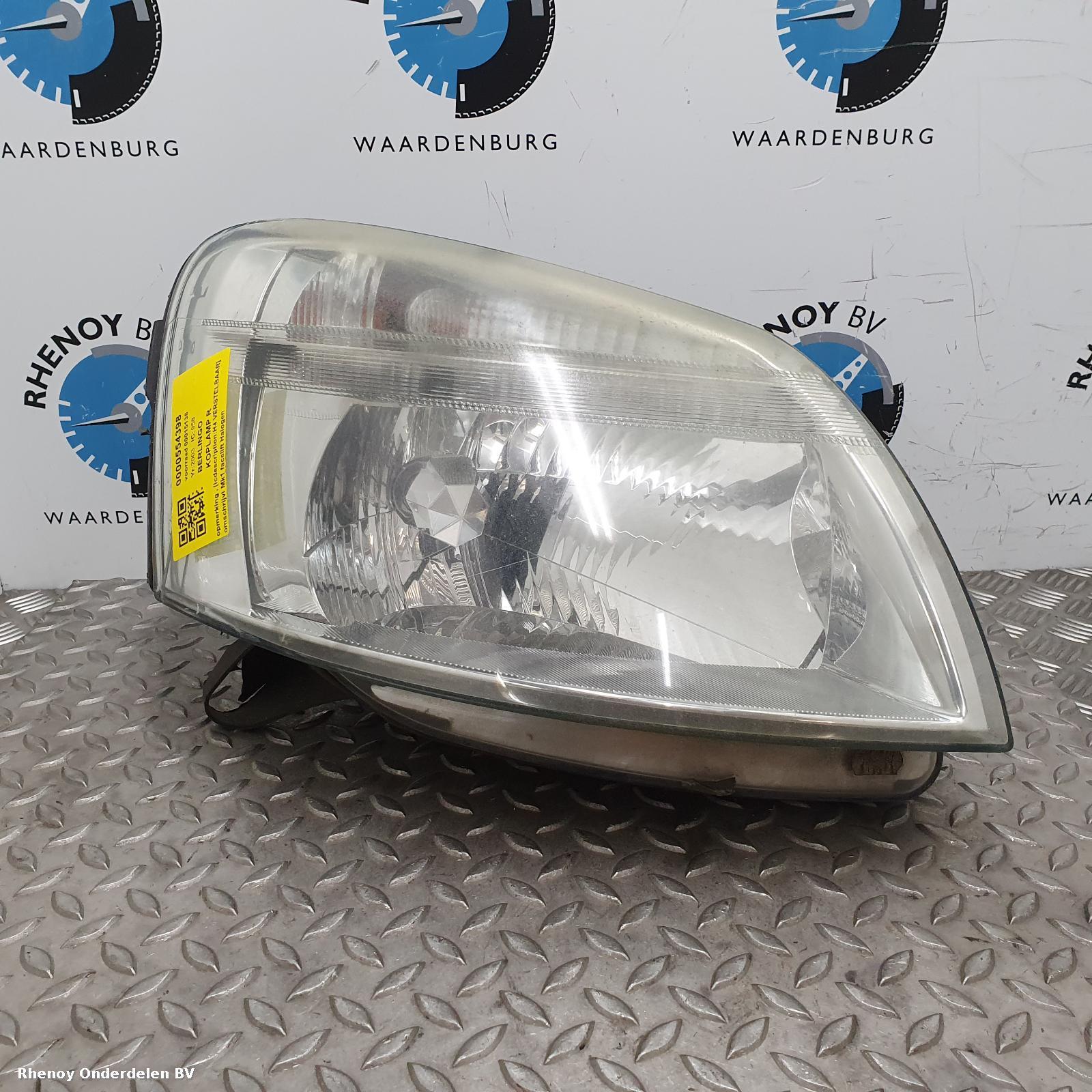 Bekijk Auto-onderdeel KOPLAMP R CITROEN BERLINGO 2003
