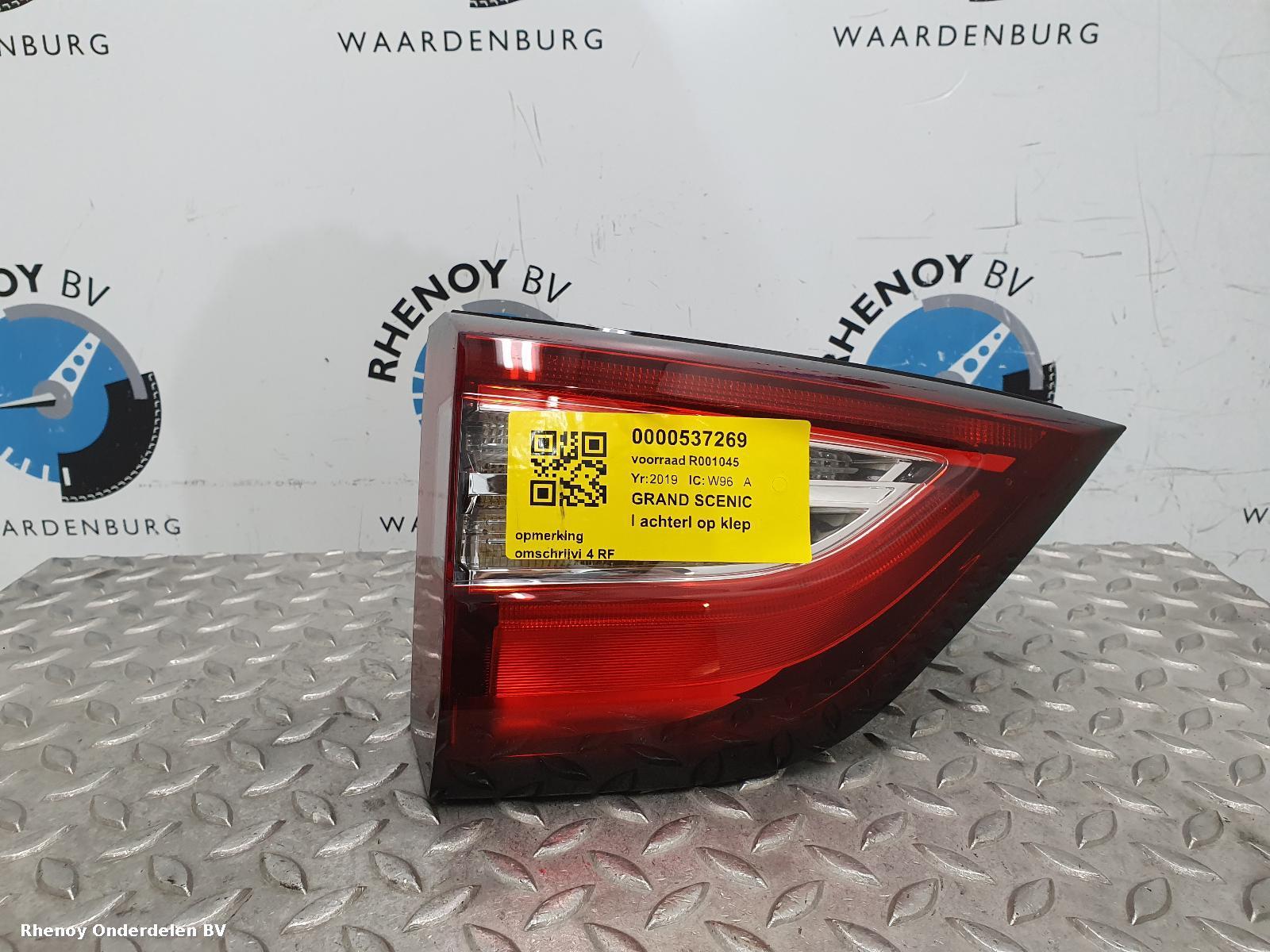 Bekijk Auto-onderdeel ACHTERLICHT L RENAULT SCENIC 2019