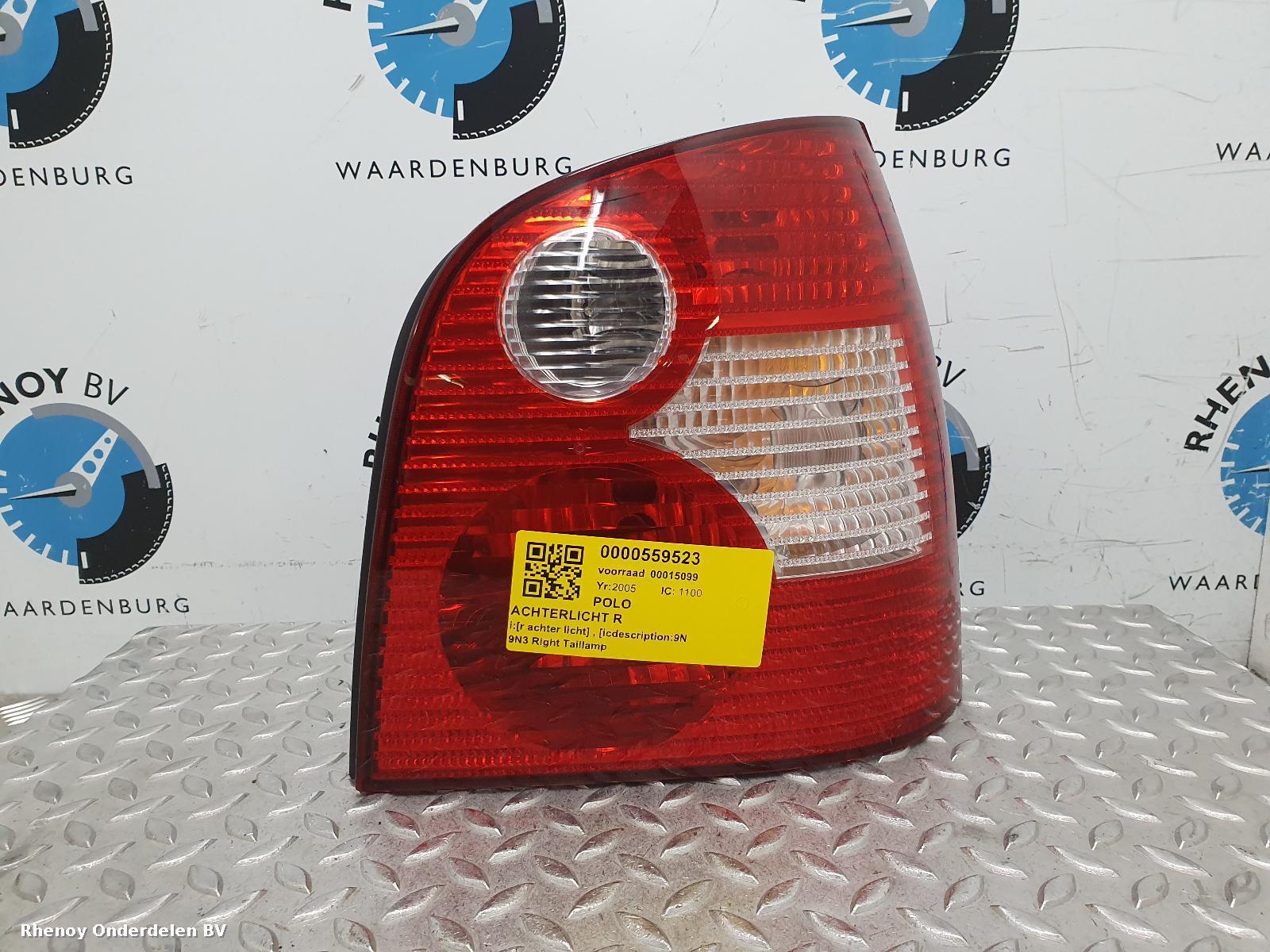 Bekijk Auto-onderdeel ACHTERLICHT R VOLKSWAGEN POLO 2005
