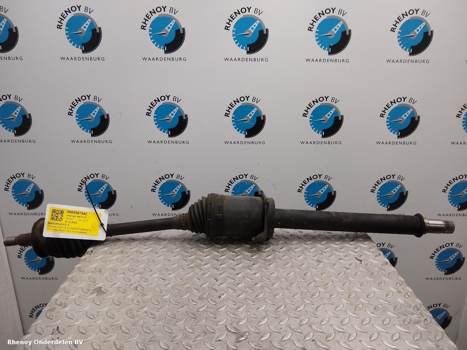 View Auto part Right Driveshaft MERCEDES B CLASS 2007
