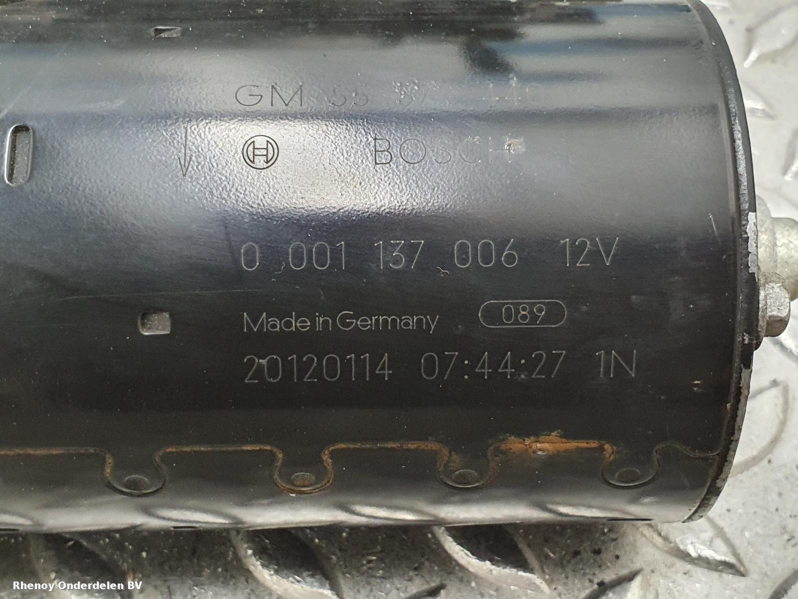 View Auto part STARTMOTOR OPEL / VAUXHALL ZAFIRA 2012