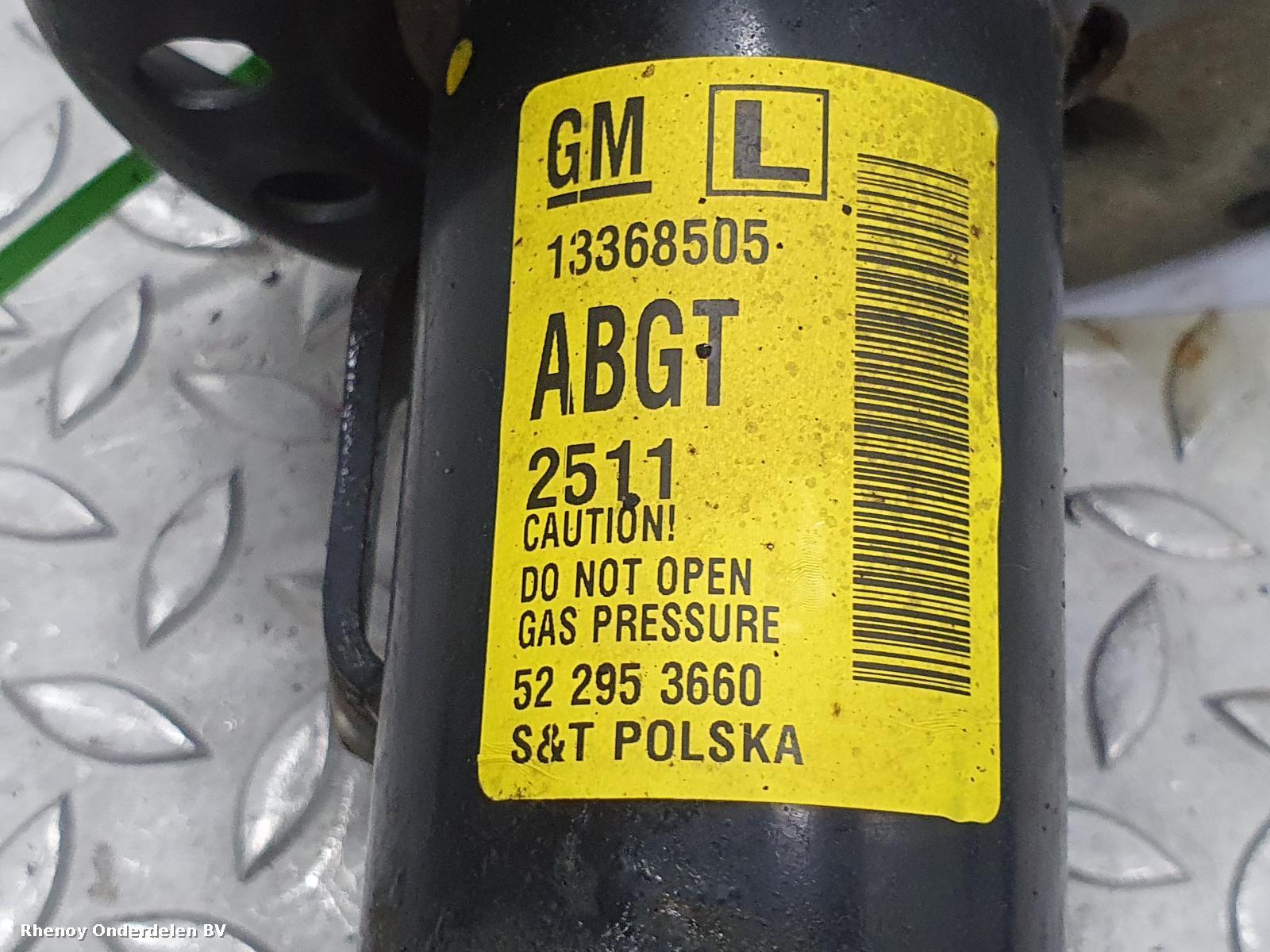 View Auto part VEERPOOT / SCHOKBREKER LV OPEL / VAUXHALL ZAFIRA 2012