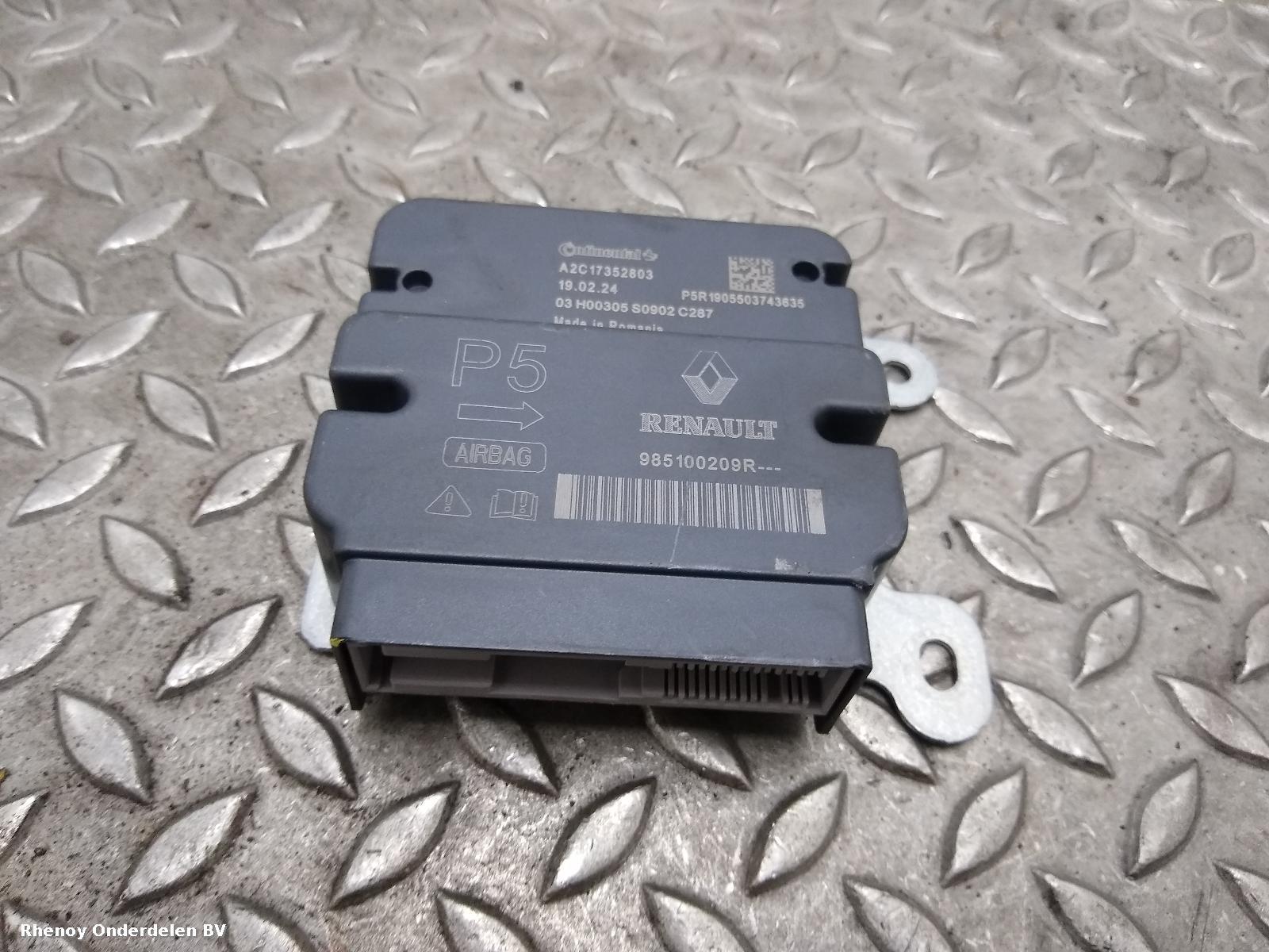 View Auto part AIRBAG SET DACIA DUSTER 2019