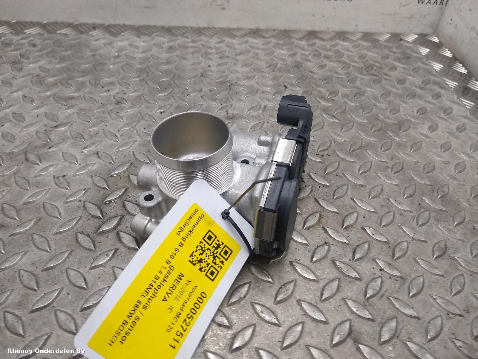 Bekijk Auto-onderdeel GASKLEPHUIS OPEL / VAUXHALL MERIVA 2018