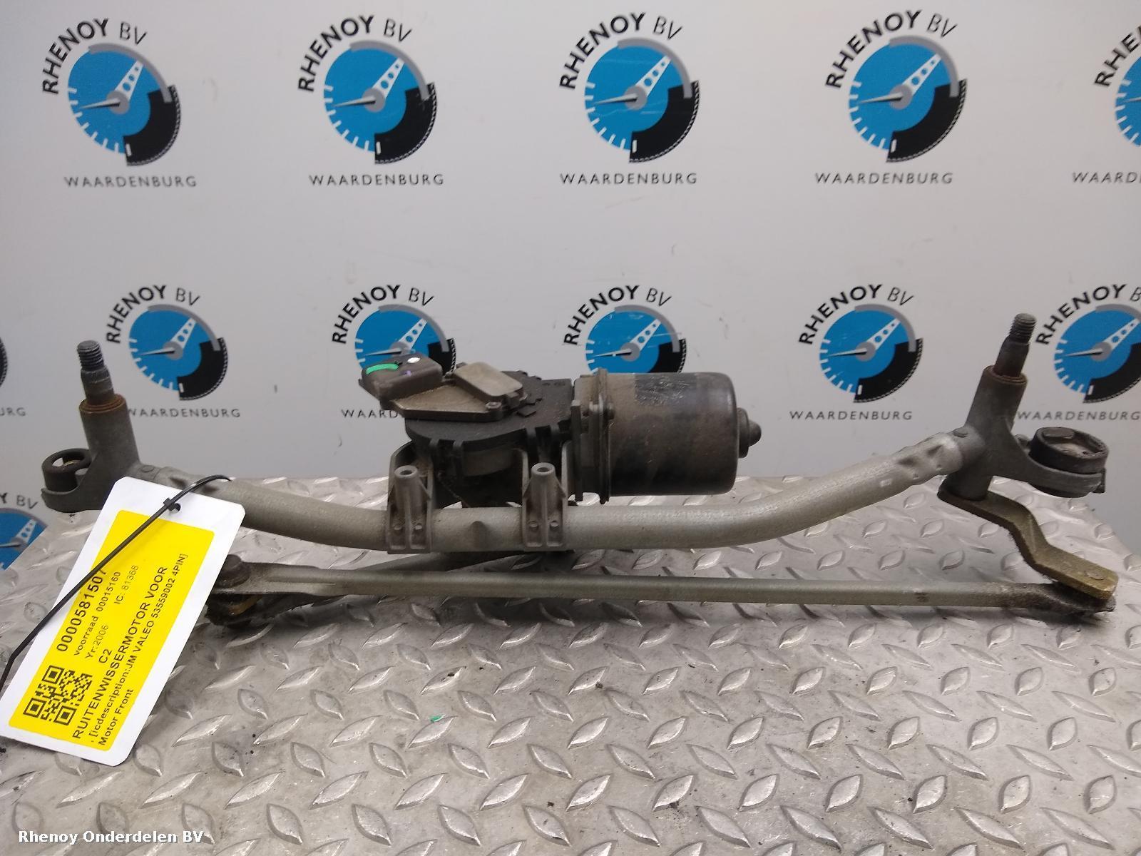 View Auto part Wiper Motor Front CITROEN C2 2006