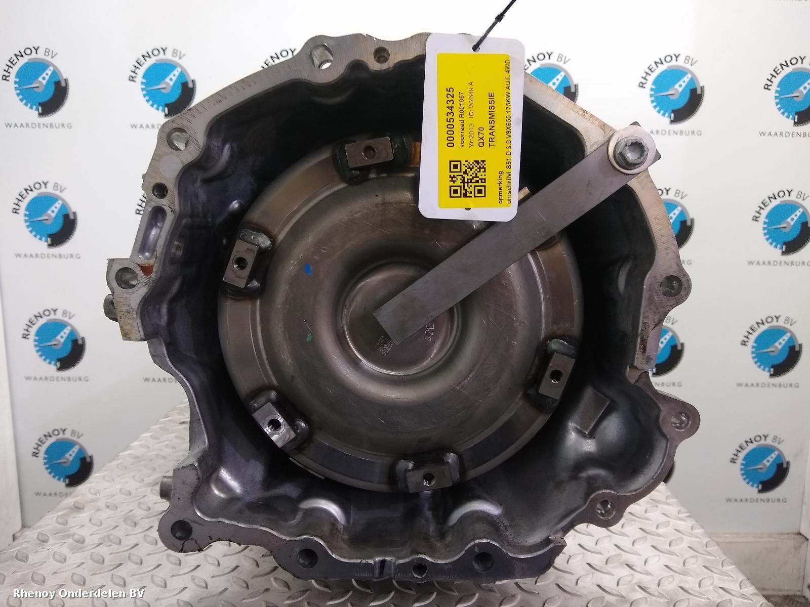 Bekijk Auto-onderdeel TRANSMISSIE / VERSNELLINGSBAK INFINITI QX70 2013